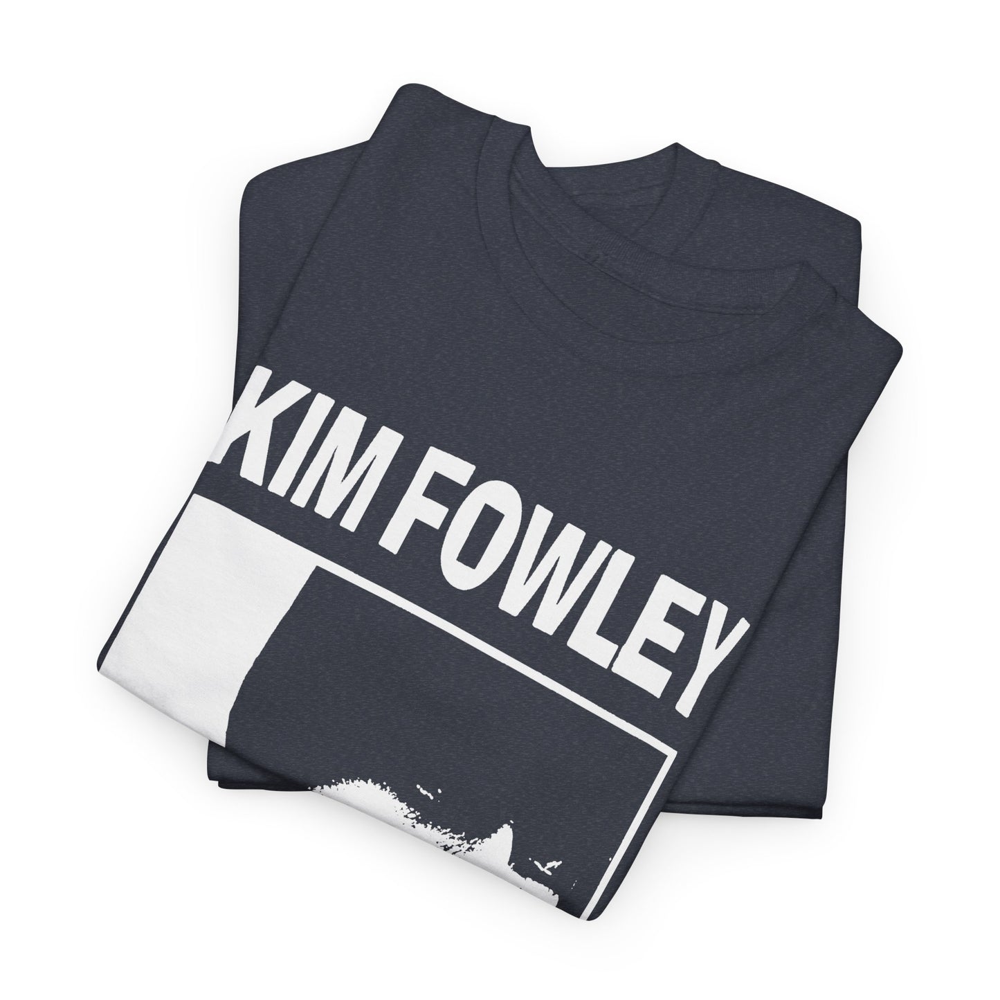 kim fowley show poster fan art reproduction white graphic tshirt