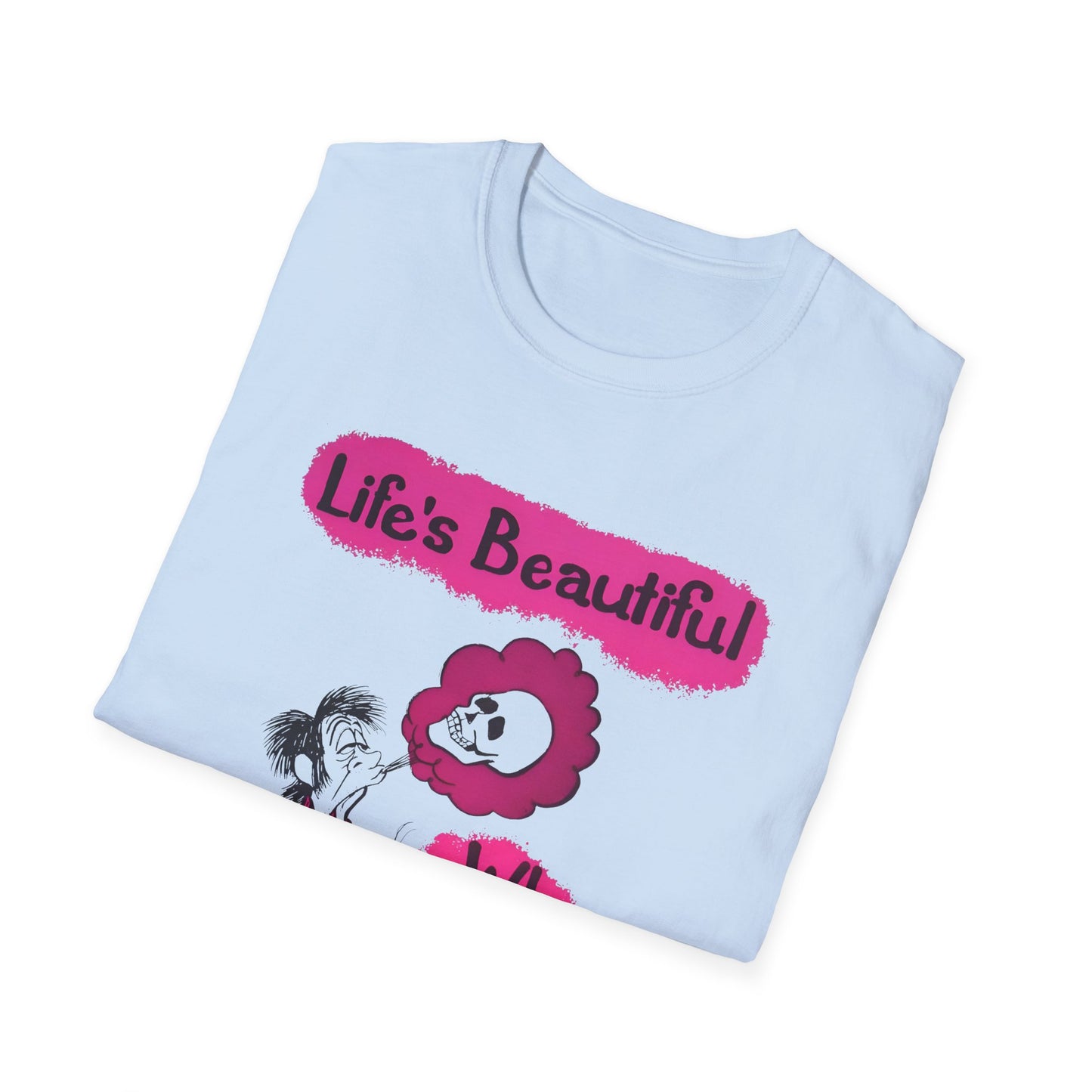 1960s/70s anti-drug poster life's beautiful, why blow it? by smartset smarteen s.o.s tshirt
