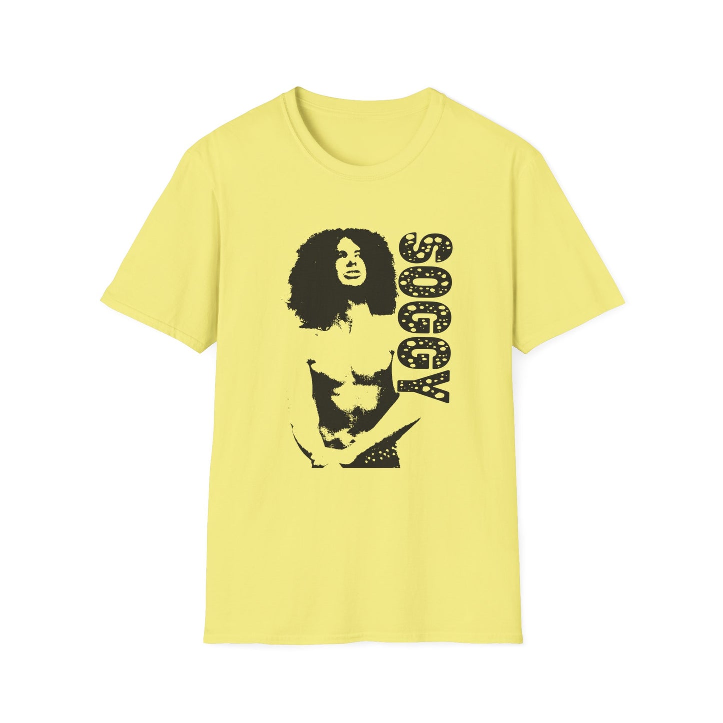 1980s french hard rock band soggy fan art tshirt