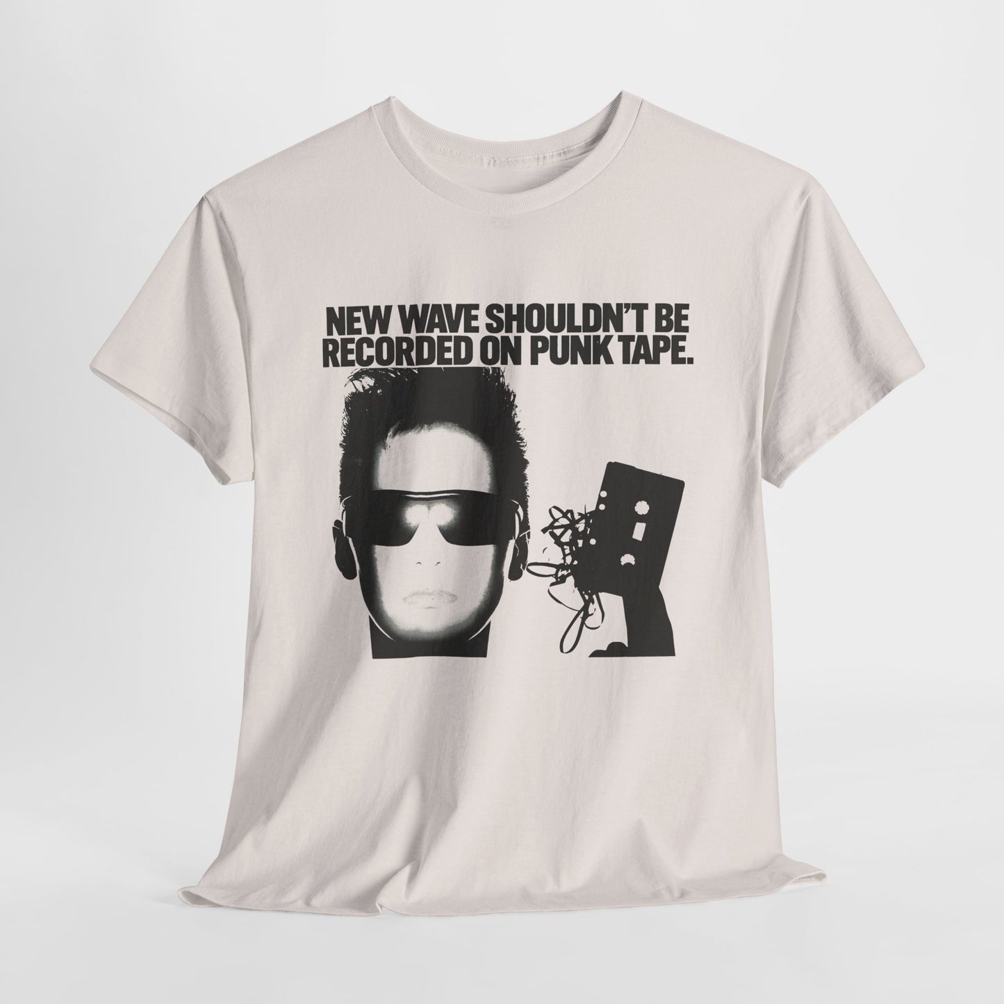 1983 maxell cassette tape new wave punk advertisement tshirt