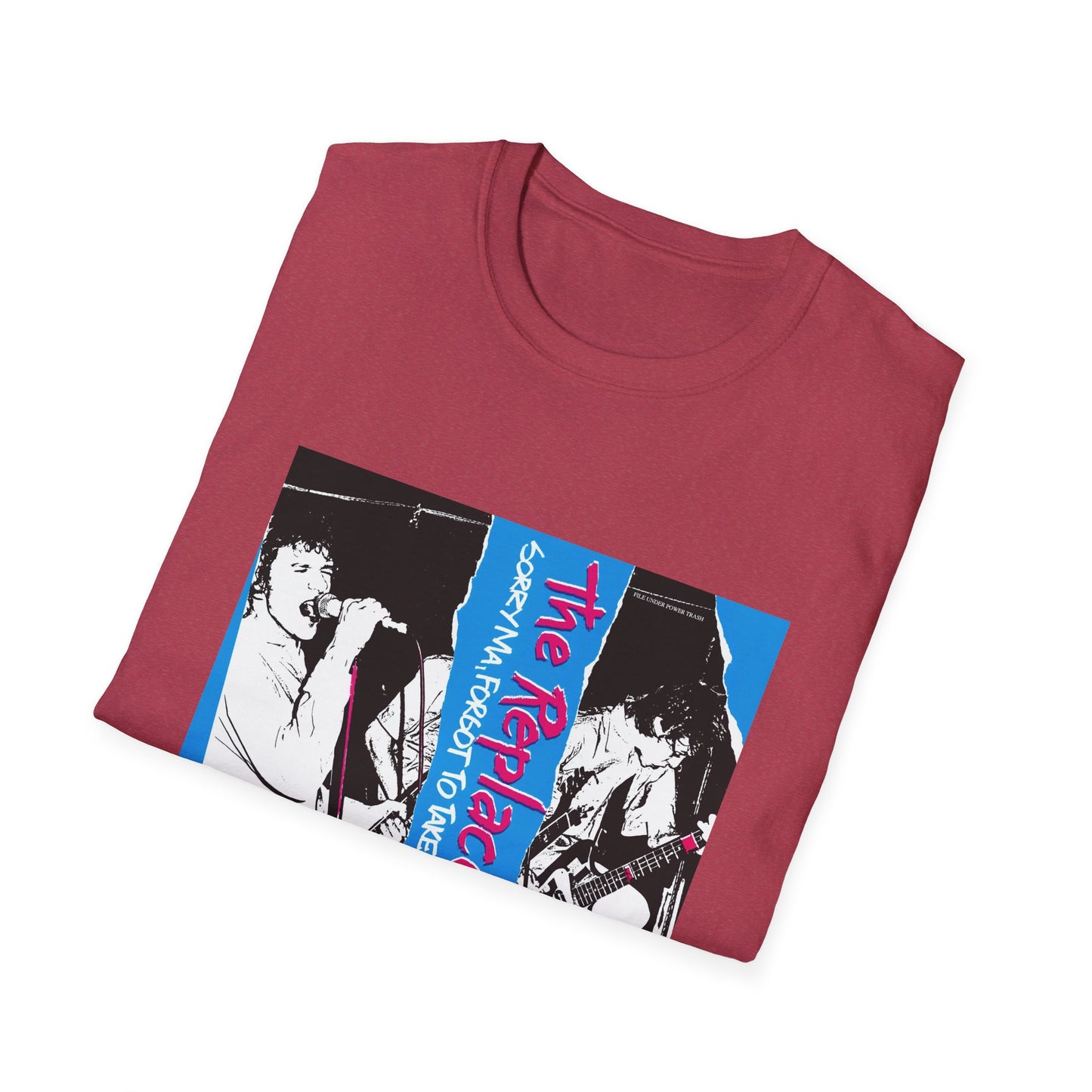 1981 replacements sorry ma, forgot to take out the trash album tshirt