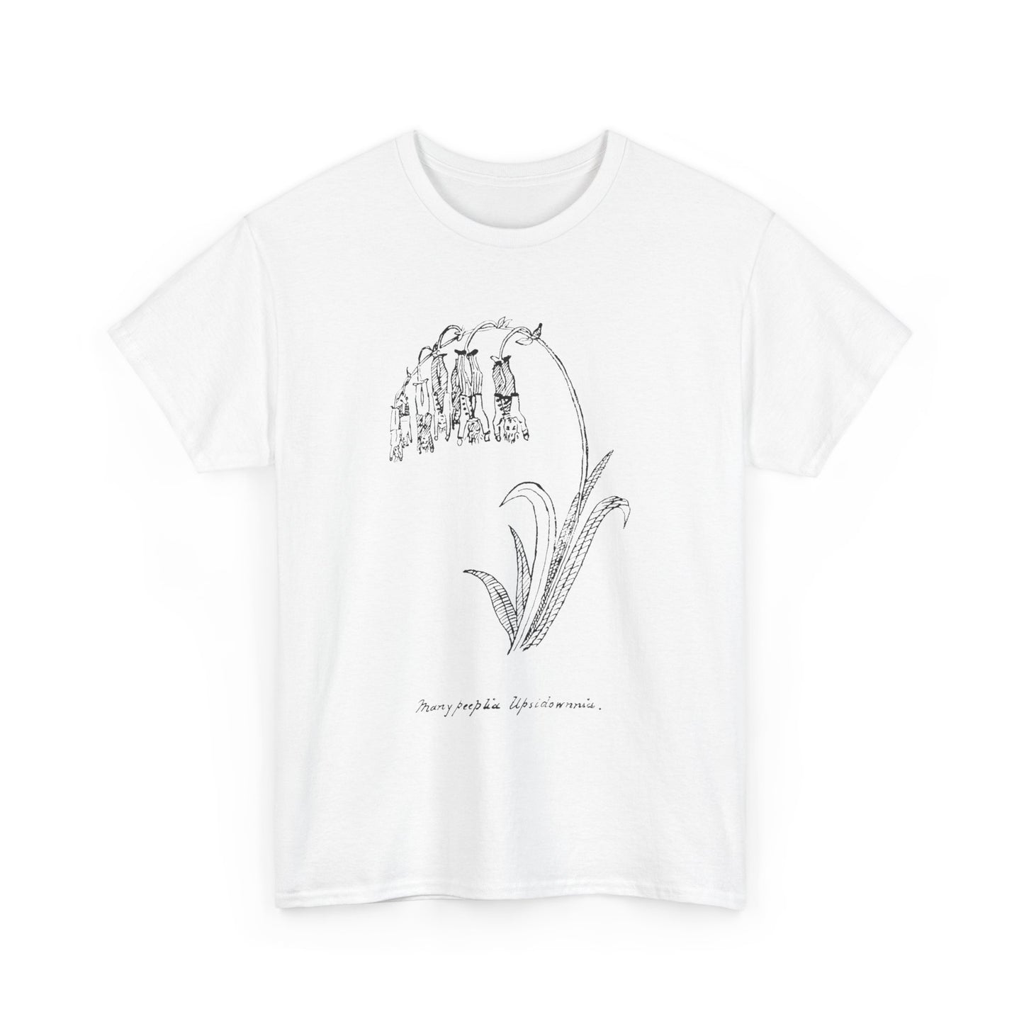 1887 edward lear nonsense botany many peeplia upsidownnia tshirt