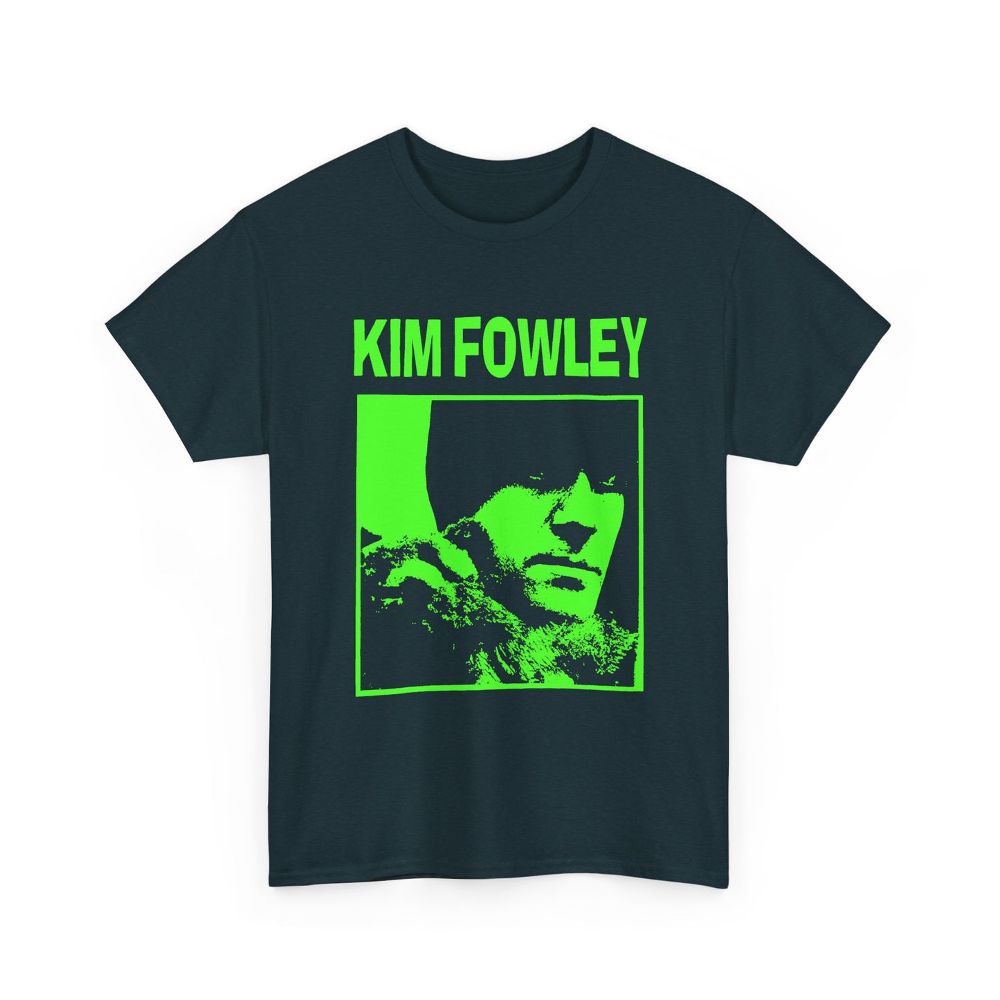kim fowley show poster fan art reproduction green graphic tshirt