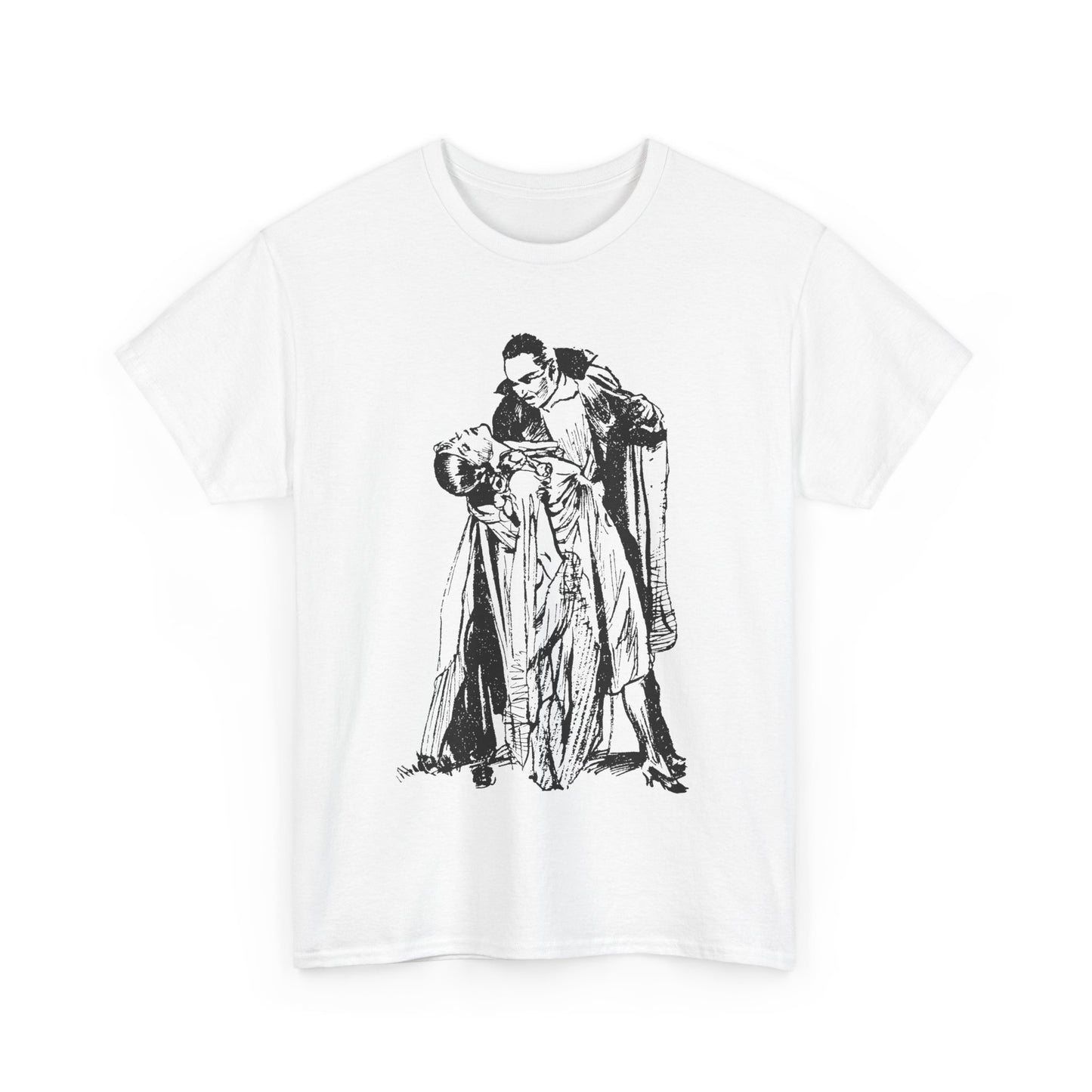 1927 stage play ad for dracula reproduction tshirt