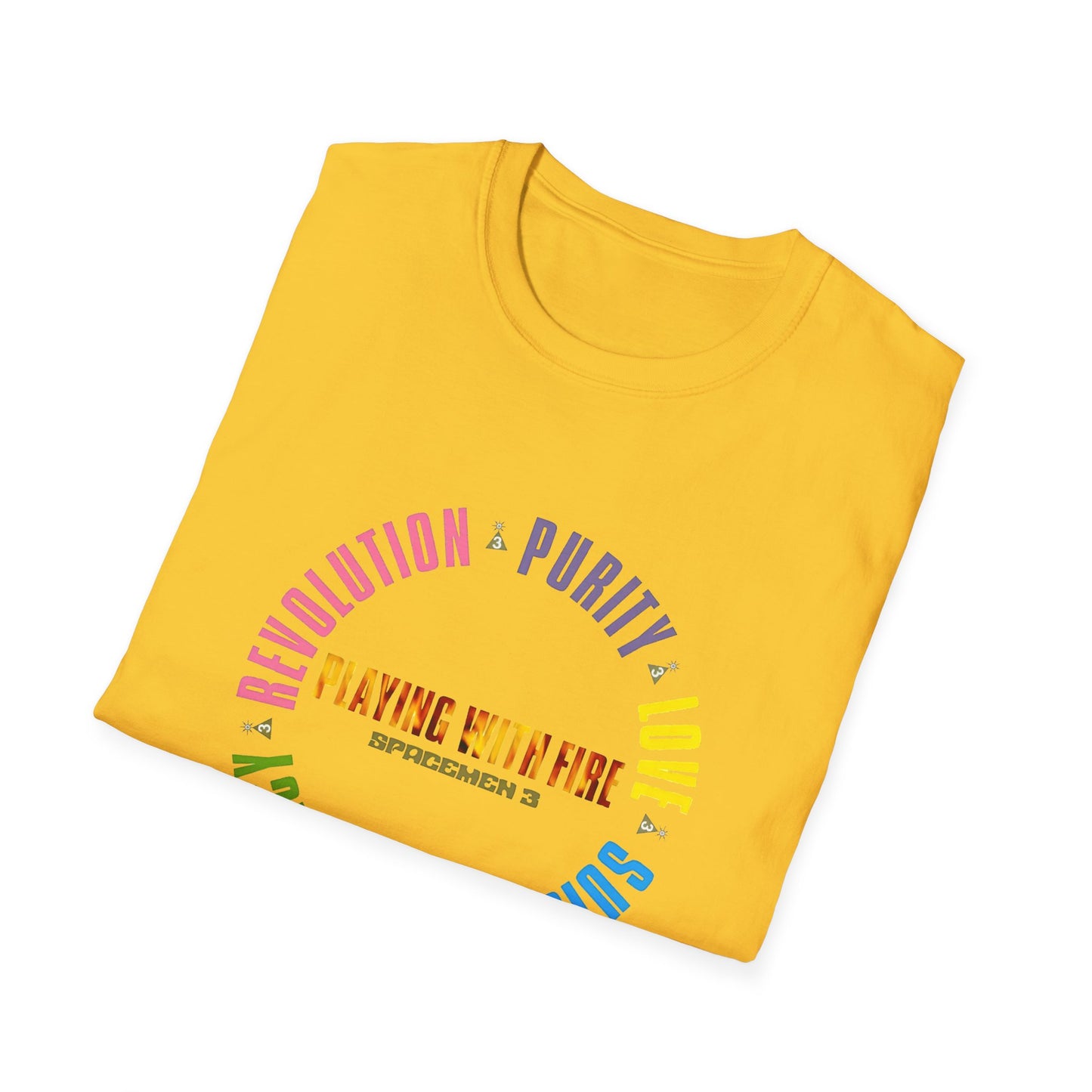 spacemen 3 1989 playing with fire album cover tshirt