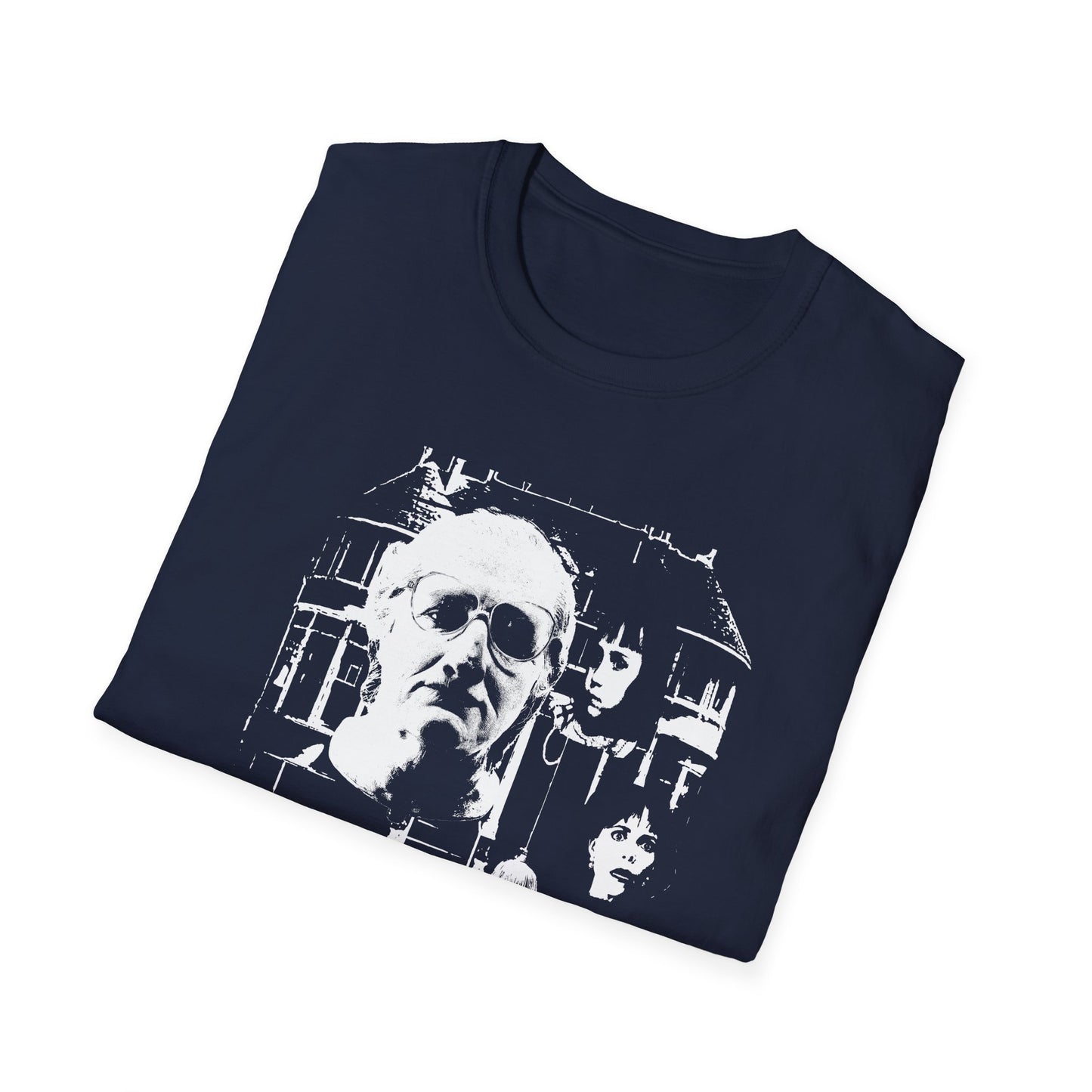 mrs. doubtfire fan art scary collage tshirt