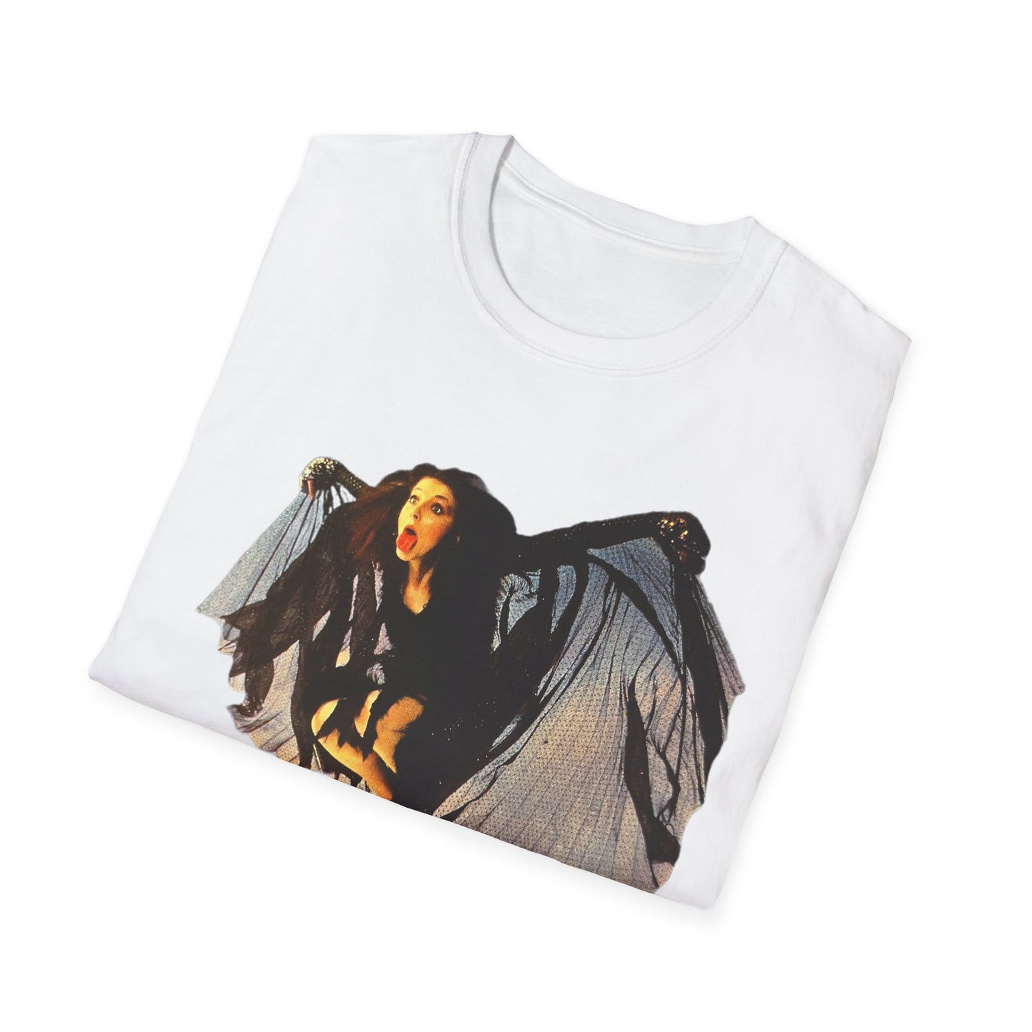 kate bush as a bat on never for ever tshirt