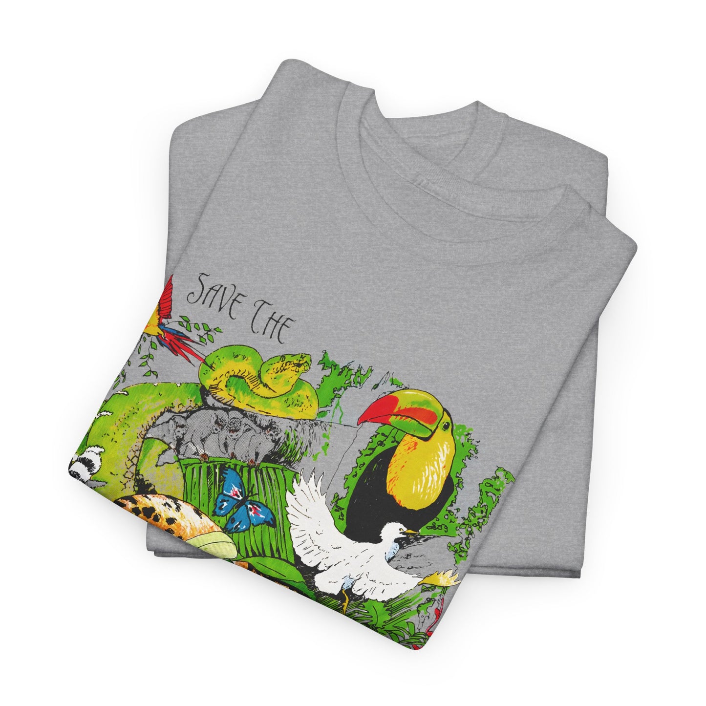 1993 vintage save the rainforest reproduction tshirt