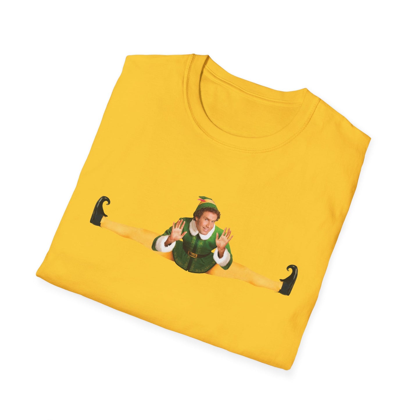 elf 2003 will ferrell doing the splits christmas tshirt