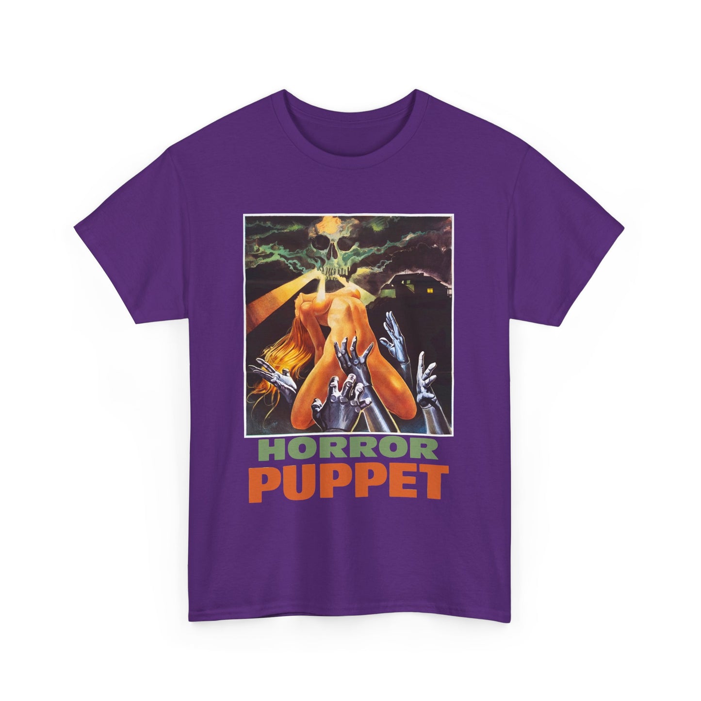 1979 horror puppet poster for the movie tourist trap tshirt