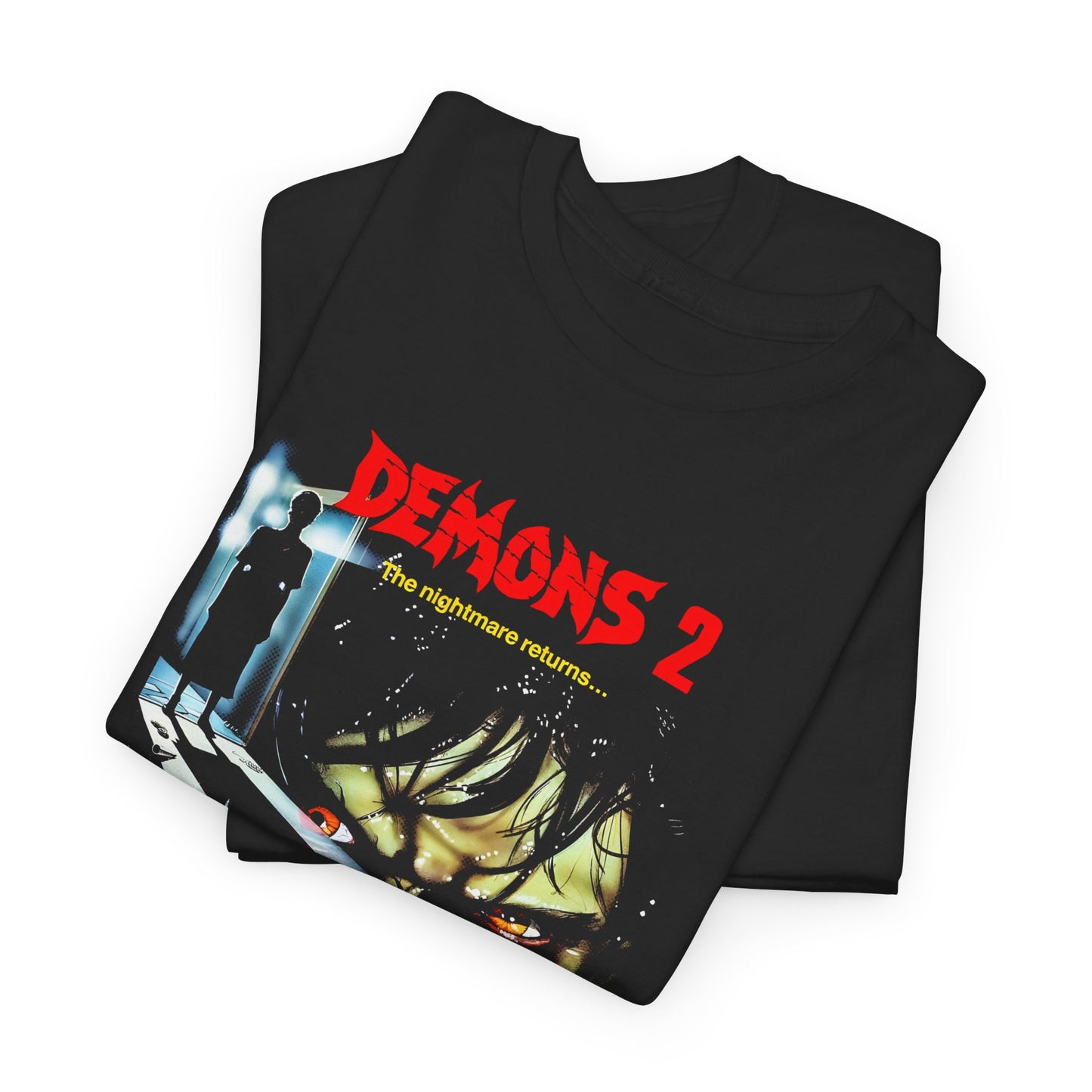 1986 demons 2 movie poster edit tshirt