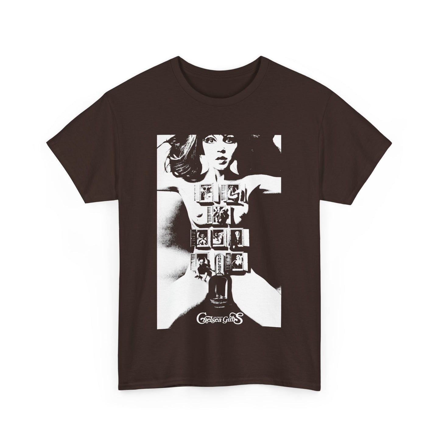1966 experimental warhol movie chelsea girls movie poster reproduction tshirt