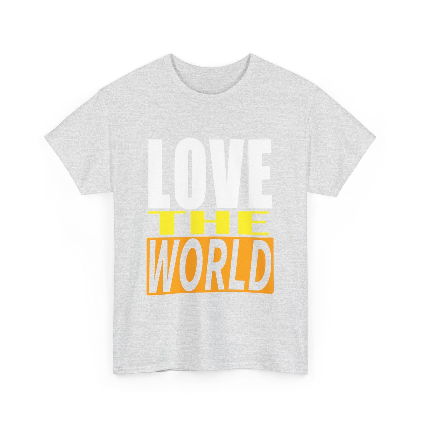 love the world vintage design tshirt