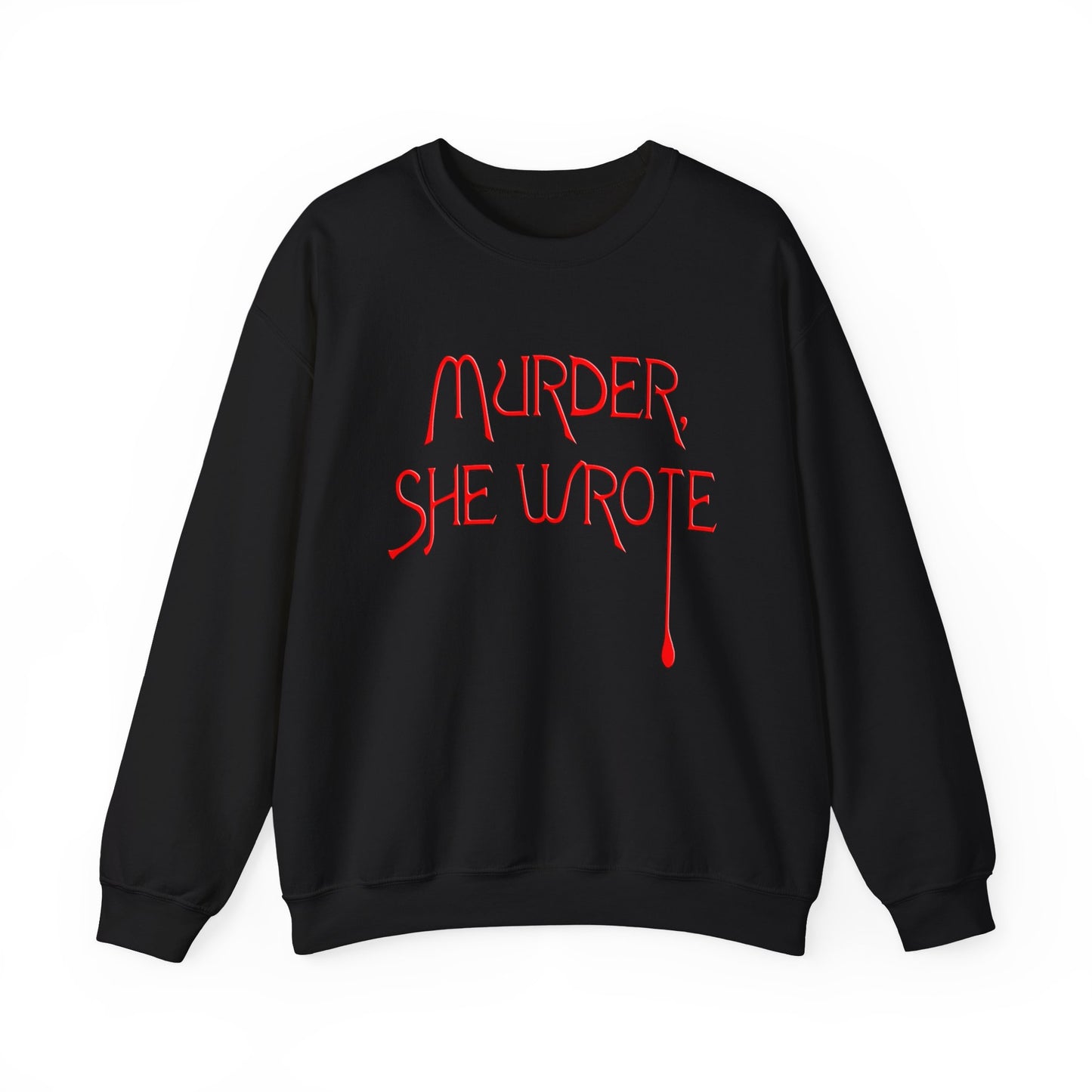 murder, she wrote vintage style unisex heavy blend crewneck sweatshirt
