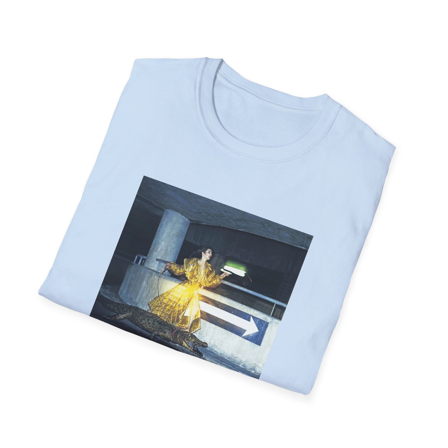 kate bush walking a crocodile in fong leng through the barbican car park tshirt