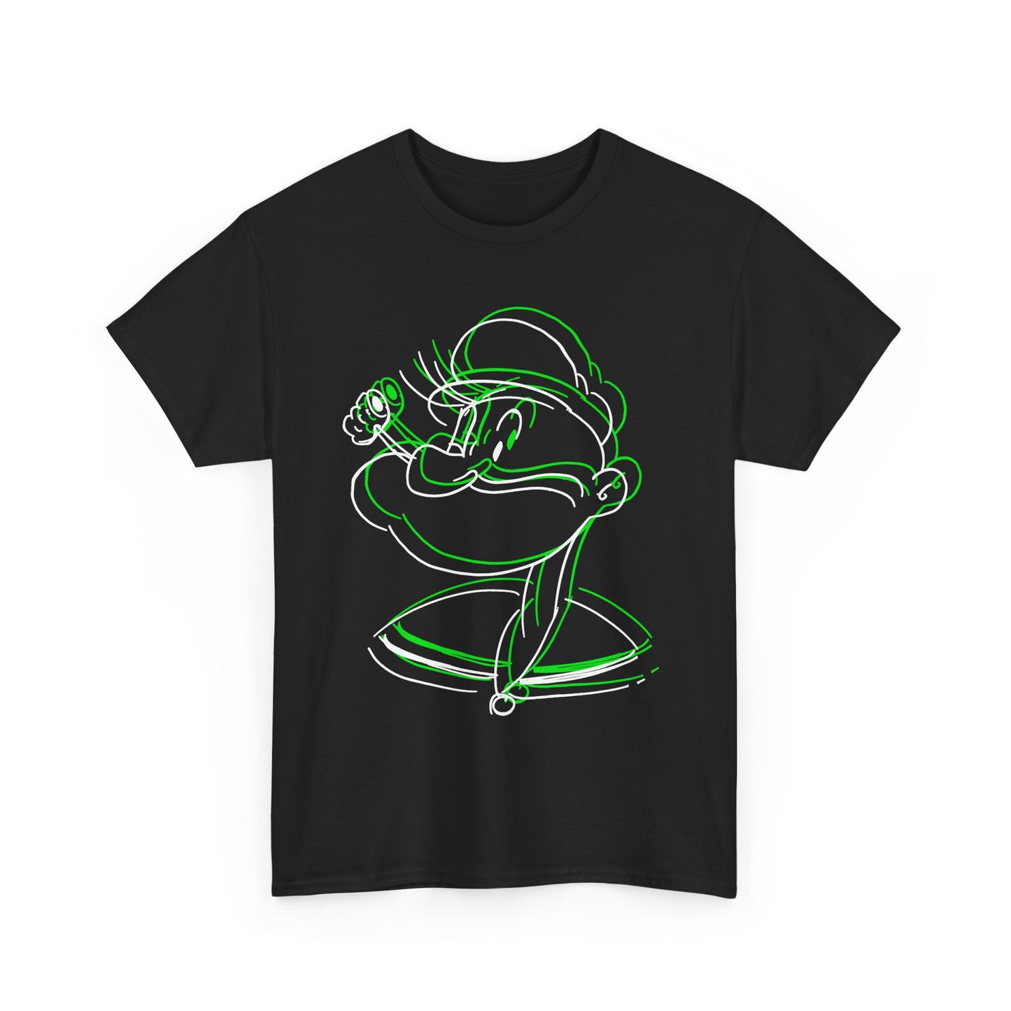 1930s vintage popeye illustration reproduction tshirt