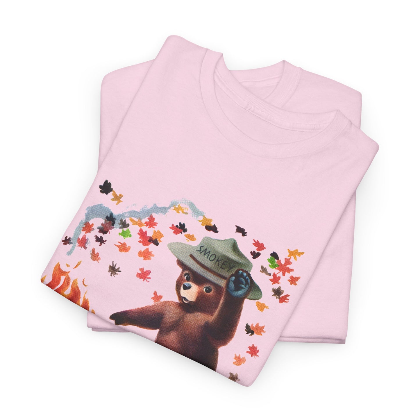 vintage smokey the bear graphic reproduction tshirt