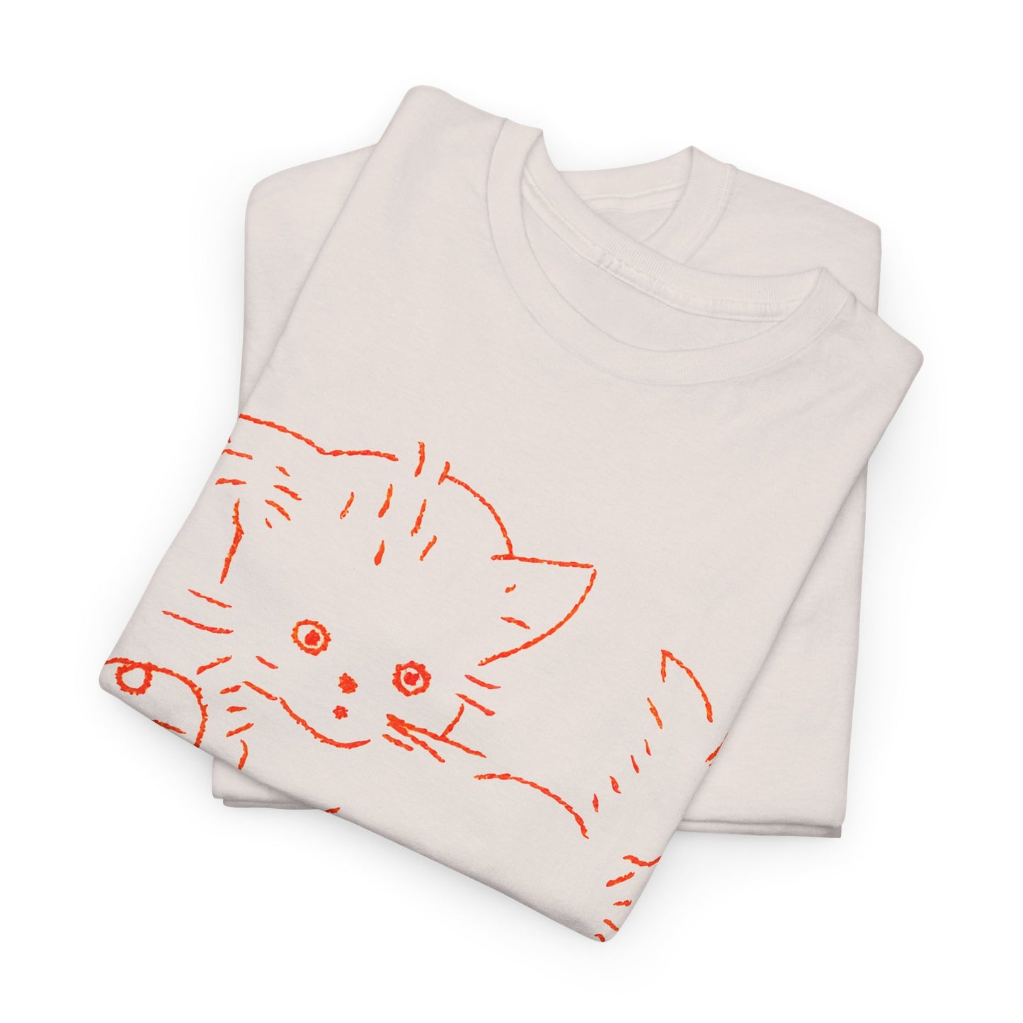 vintage graphic kitten with string reproduction tshirt
