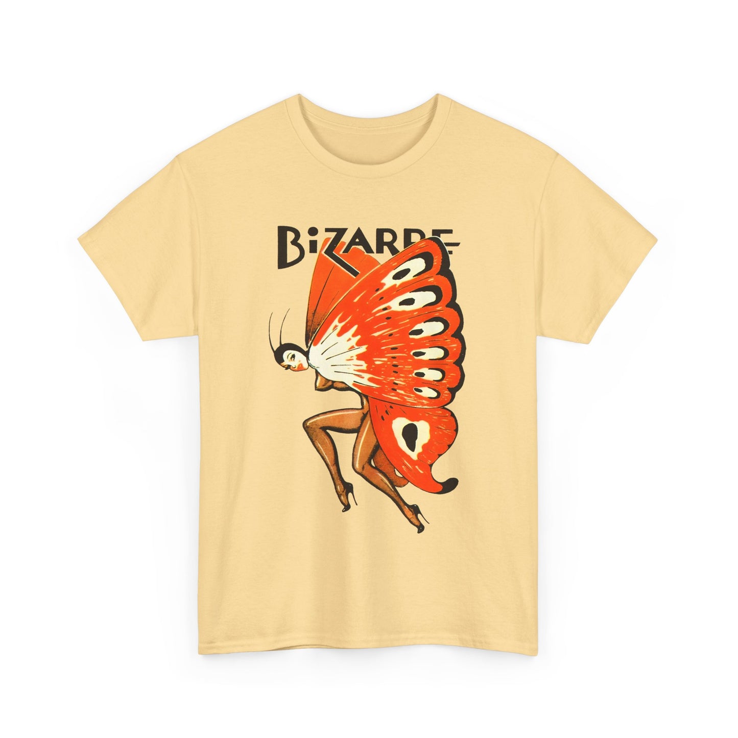 1952 bizarre magazine cover no 9 butterfly woman reproduction edit tshirt