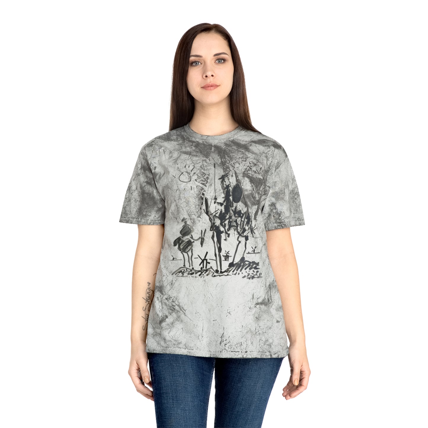 1955 don quixote illustration by pablo ruiz picasso unisex color blast tshirt whatmart