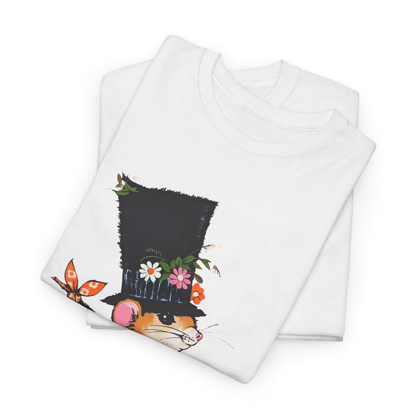 1970s vintage graphic novelty hobo mouse reproduction tshirt