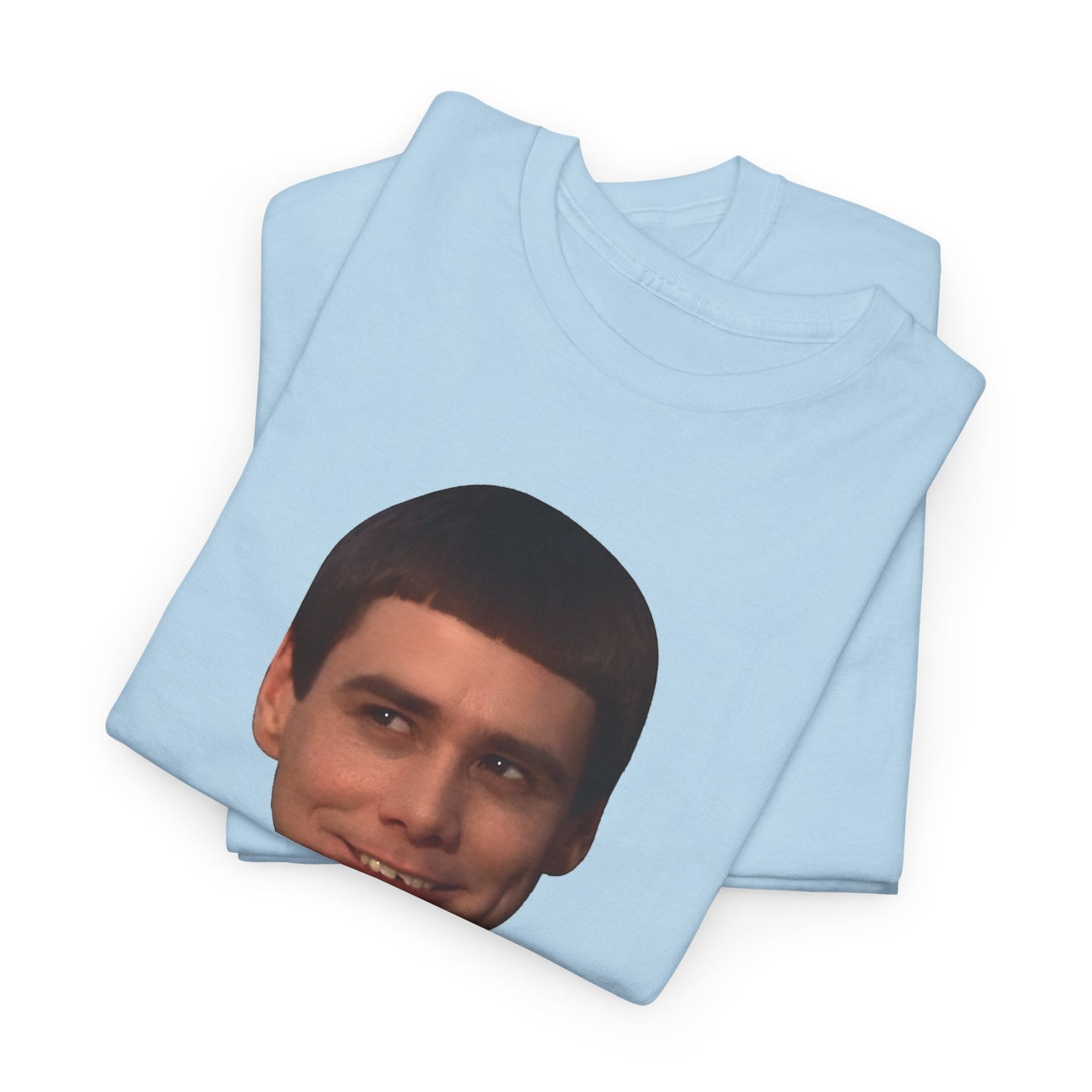 lloyd christmas from dumb and dumber head shot tshirt