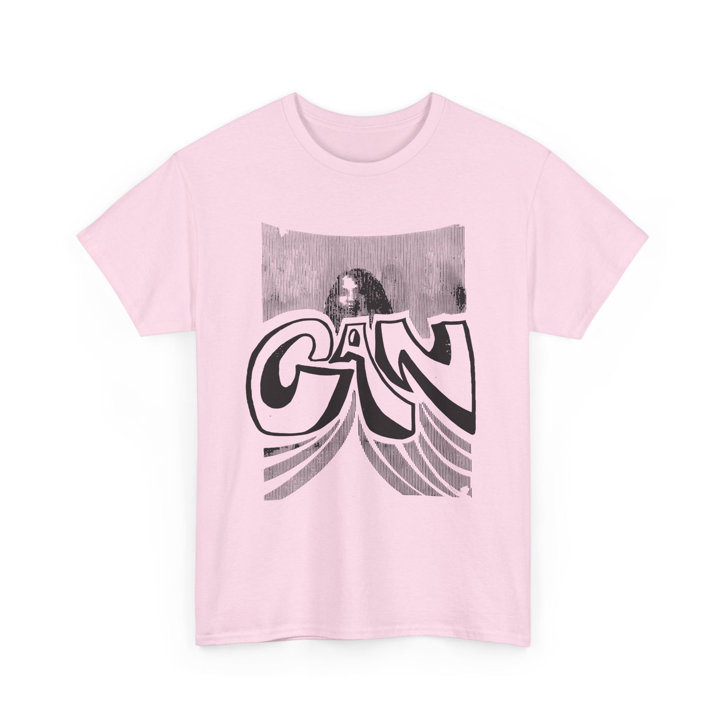 legendary german krautrock band can 1970's show poster reproduction tshirt