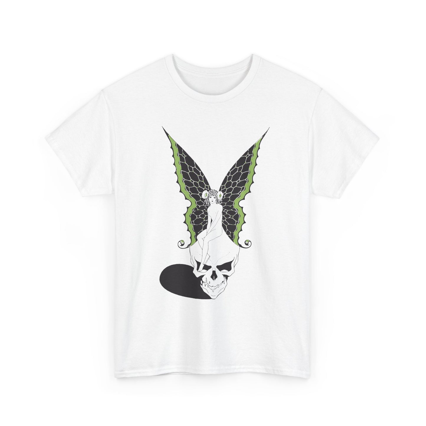 1920s art nouveau fairy skull art by sergei pavlovich lodygin tshirt