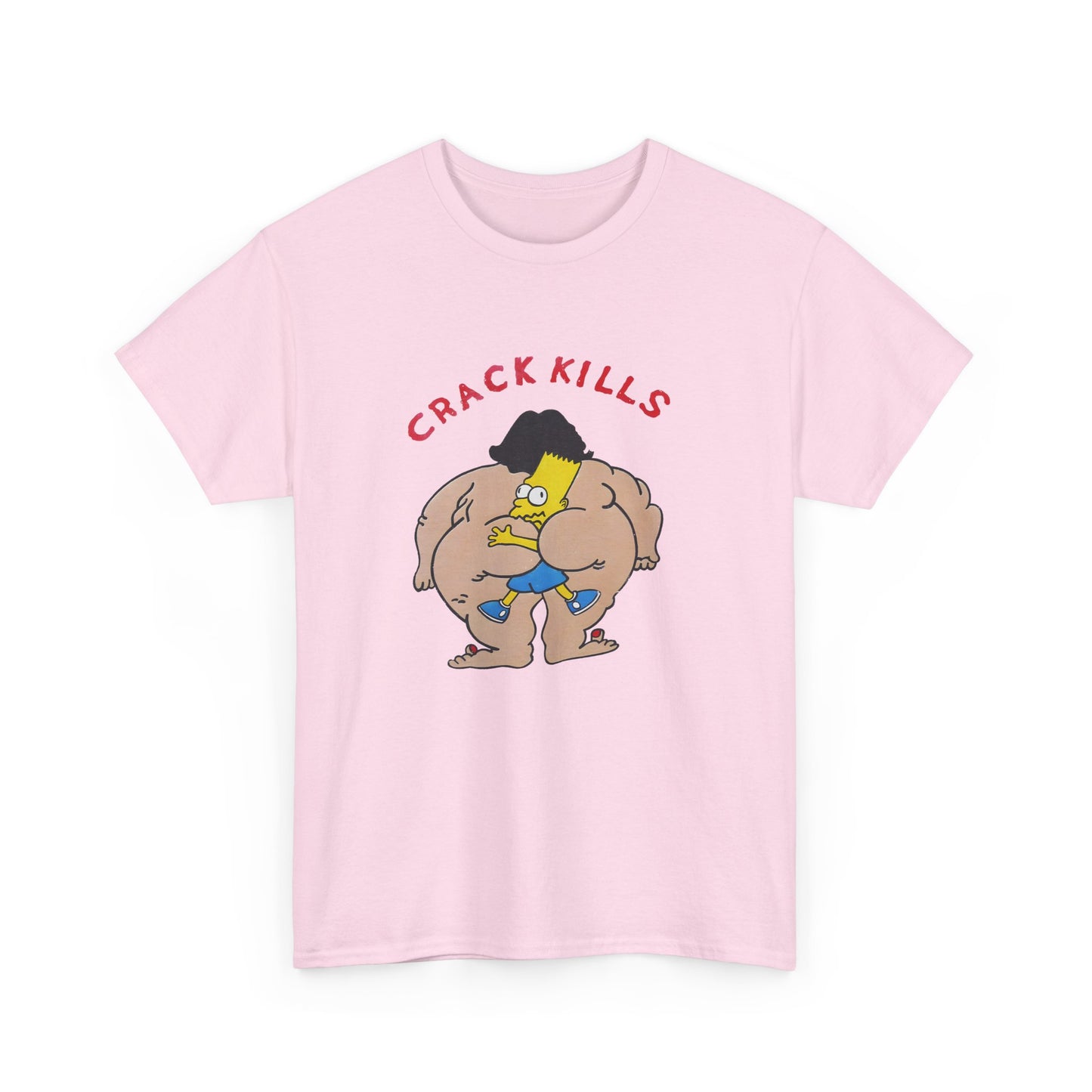 bart simpson crack kills parody vintage reproduction tshirt
