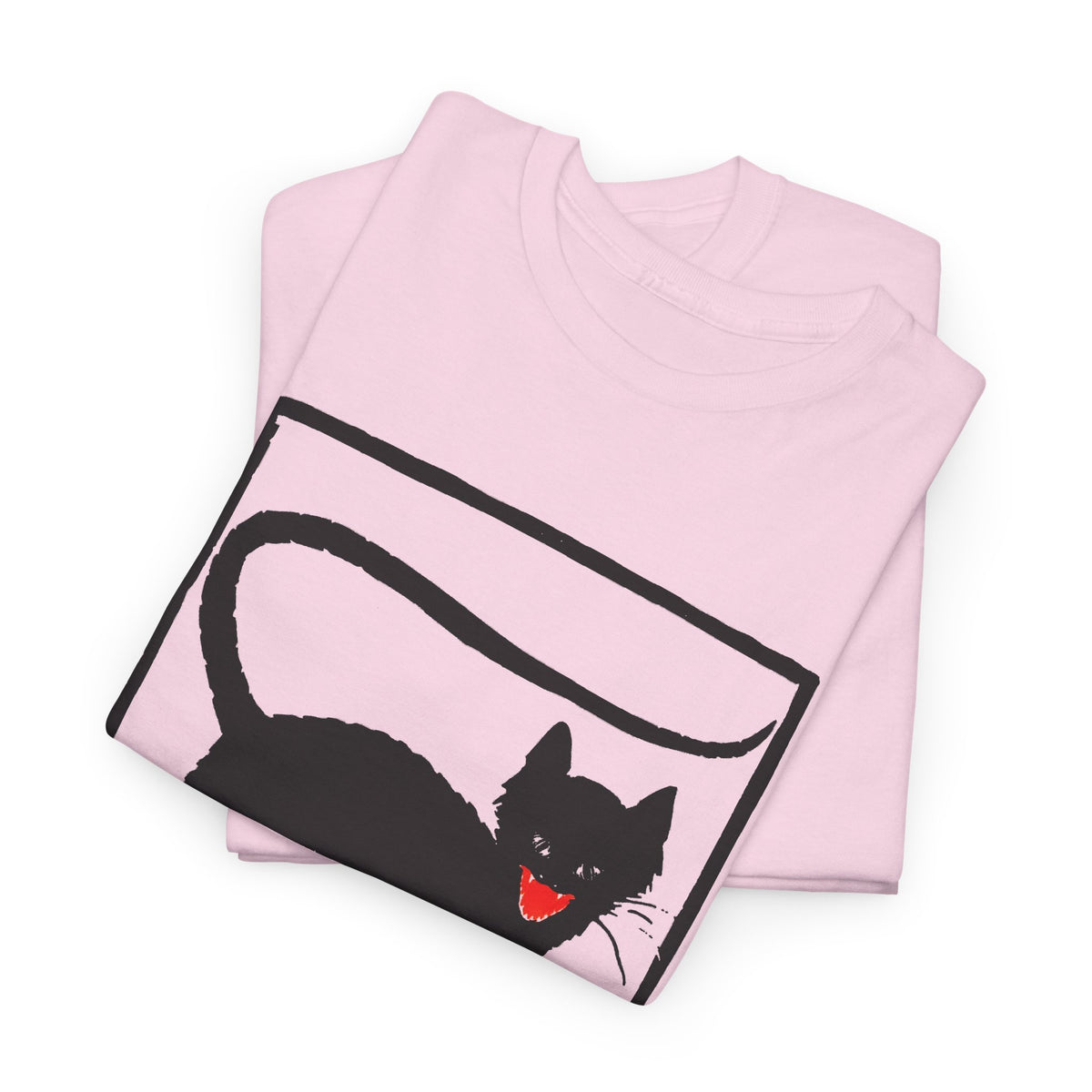1925 black cat woodcut print by wiktoria gorynska tshirt