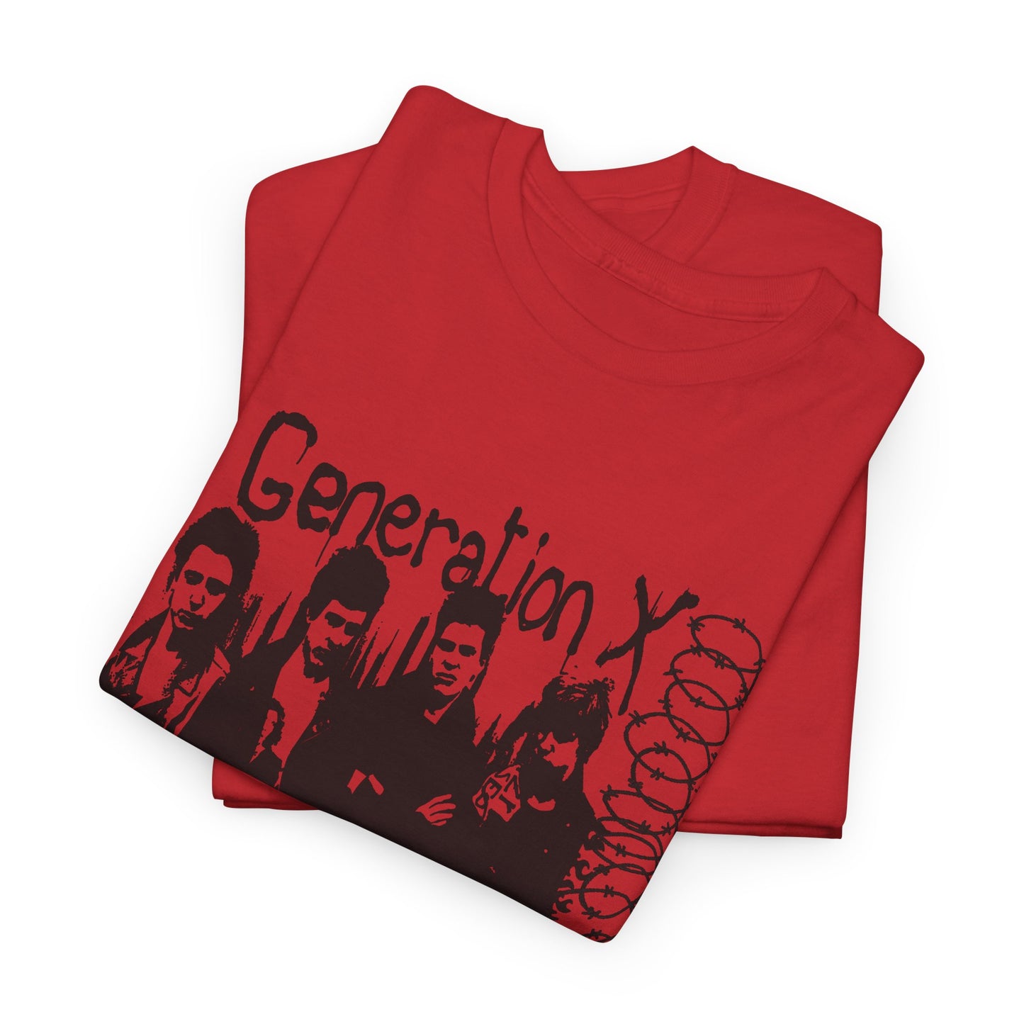 generation x fan art band tshirt