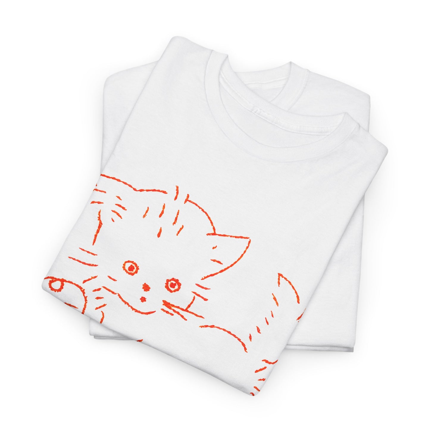 vintage graphic kitten with string reproduction tshirt