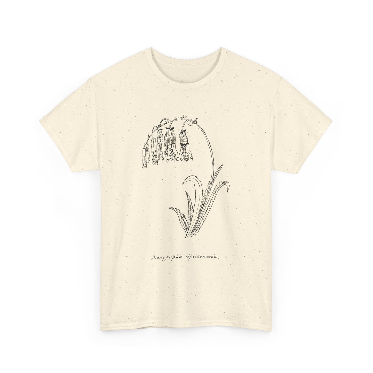 1887 edward lear nonsense botany many peeplia upsidownnia tshirt