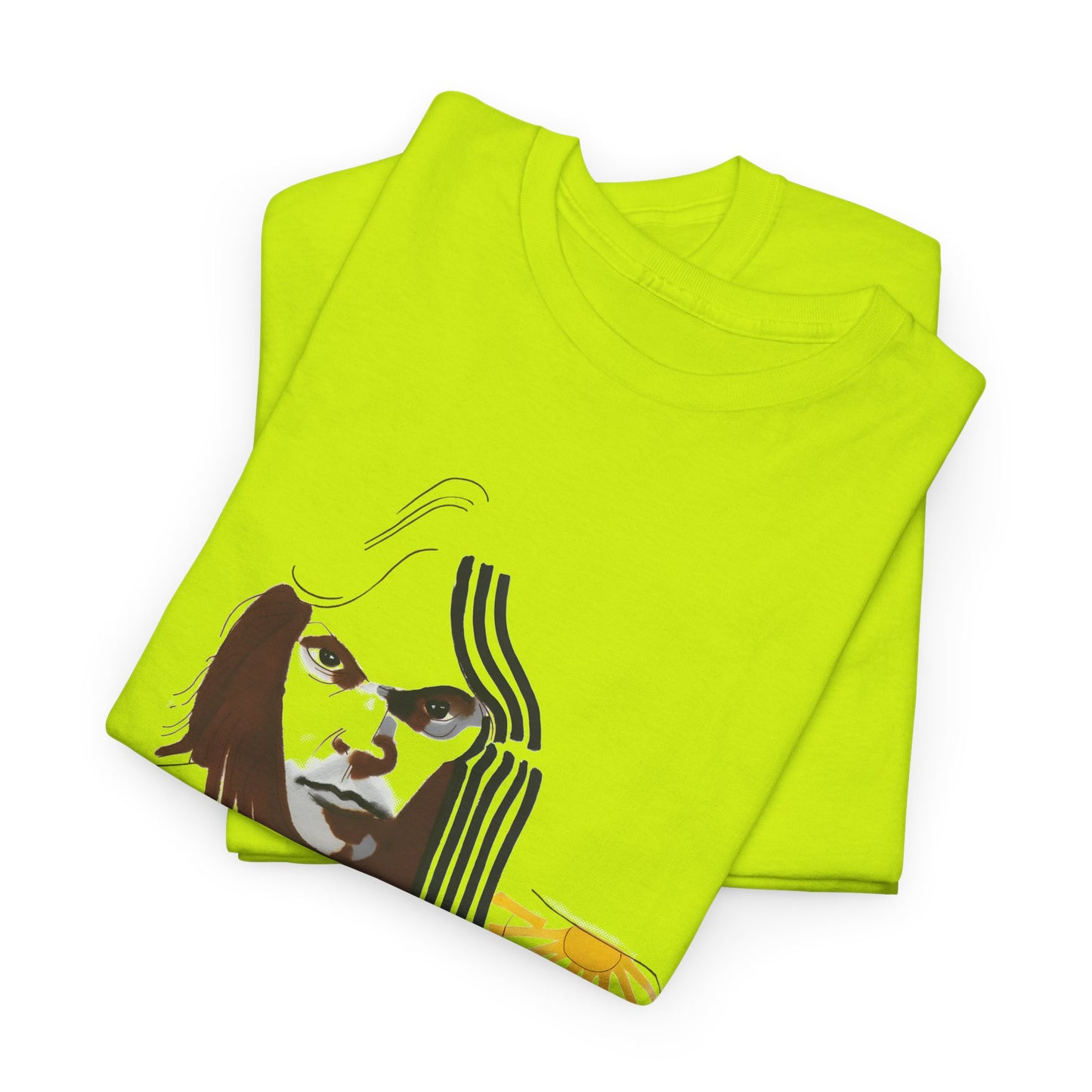 neil young portrait by joni mitchell reproduction tshirt