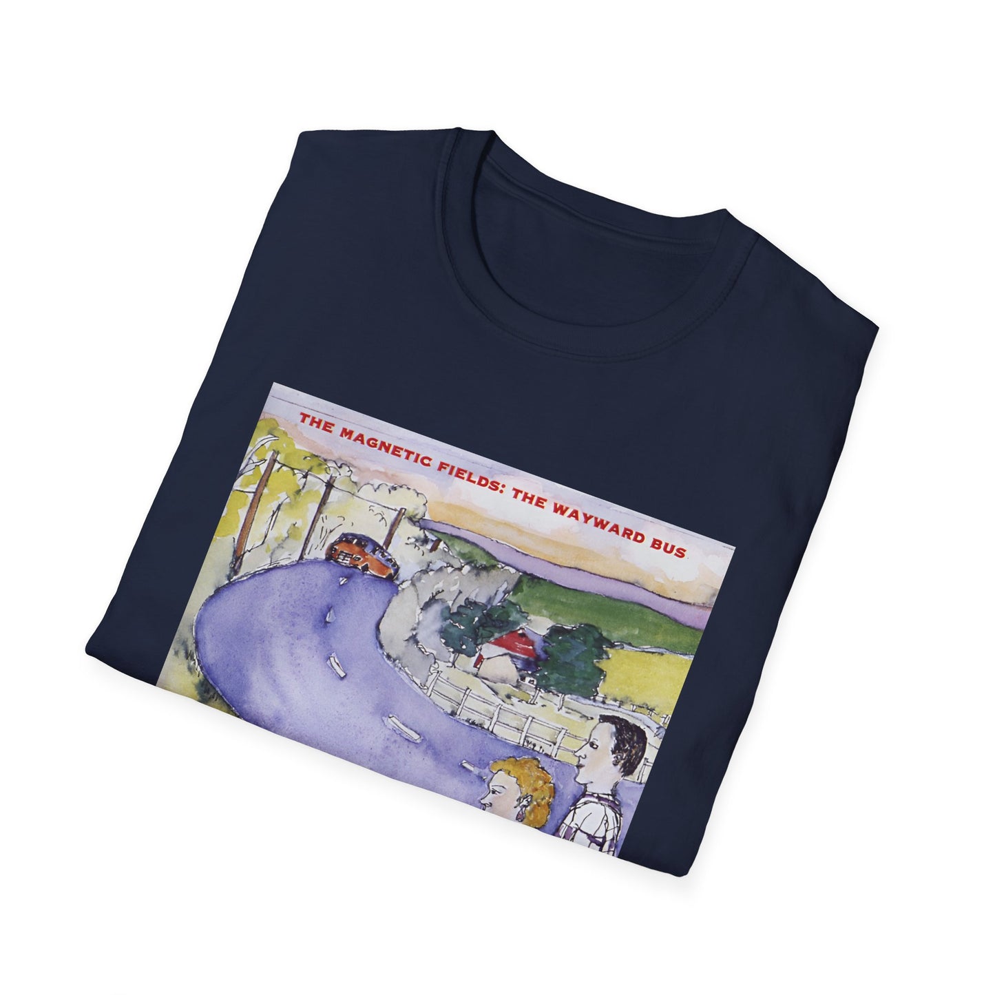 the magnetic fields 1992 the wayward bus album tshirt