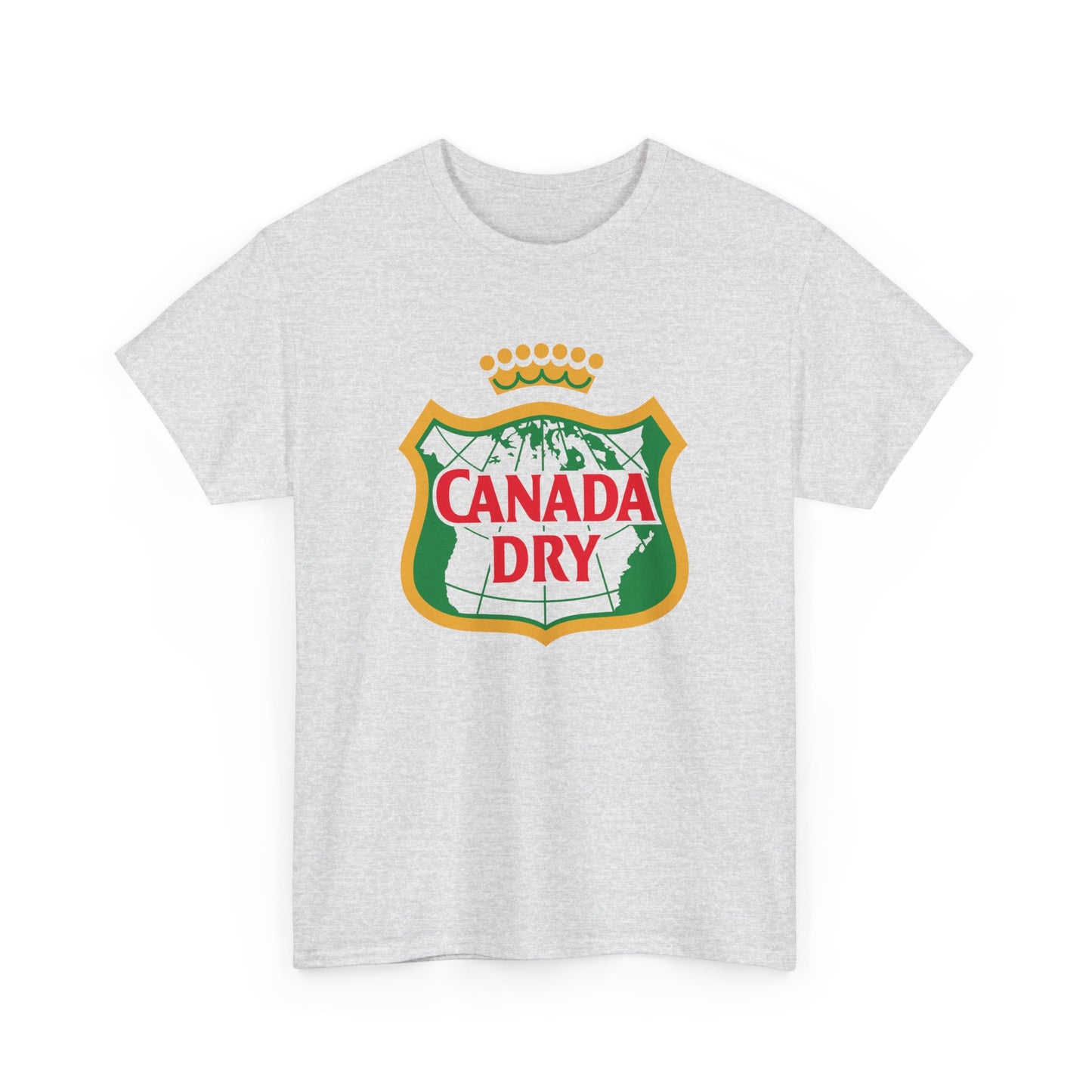 1958 - 1990 logo for canada dry ginger ale tshirt