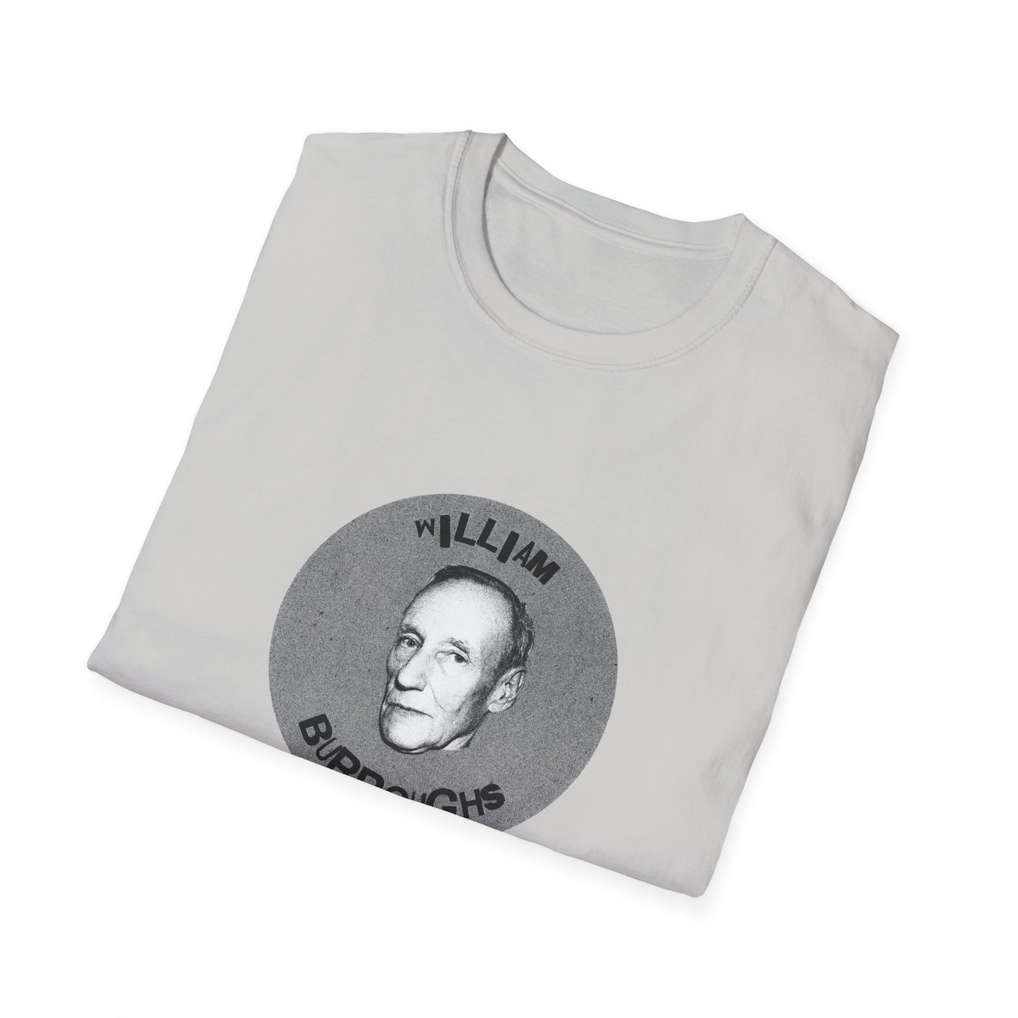 william burroughs fan art logo tshirt