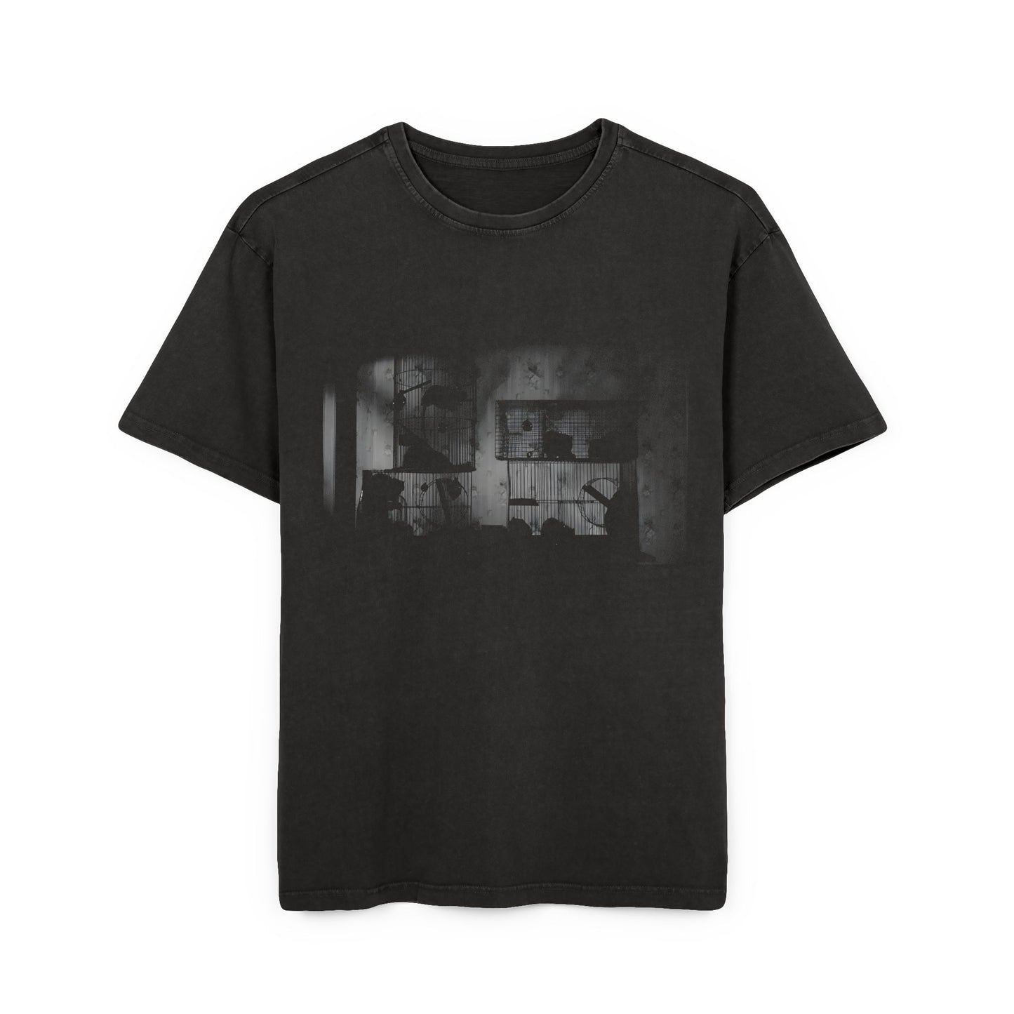 blast of silence 1961 film noir rats scene acid washed oversize tshirt