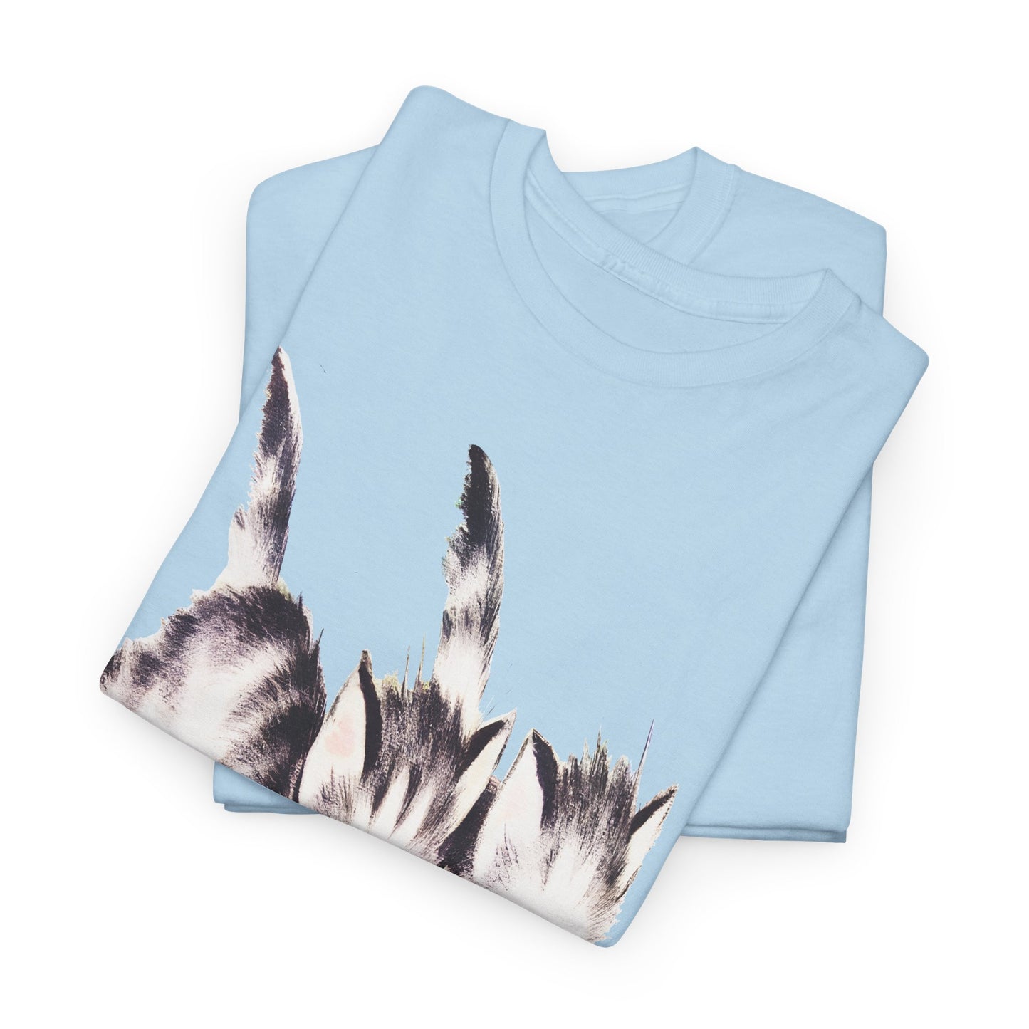 vintage kitten twins illustration stretched reproduction tshirt
