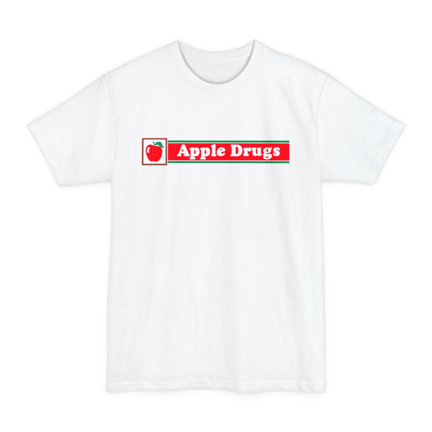 oversized apple drugs unisex tall beefy tshirt