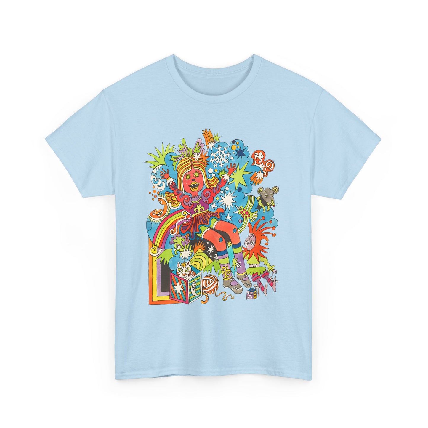 1970 stars slovak illustration by miroslav cipar reproduction tshirt
