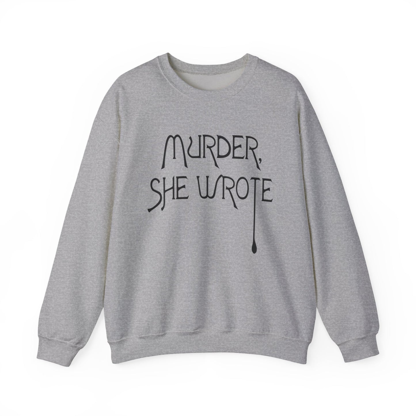 murder, she wrote vintage style unisex heavy blend crewneck sweatshirt