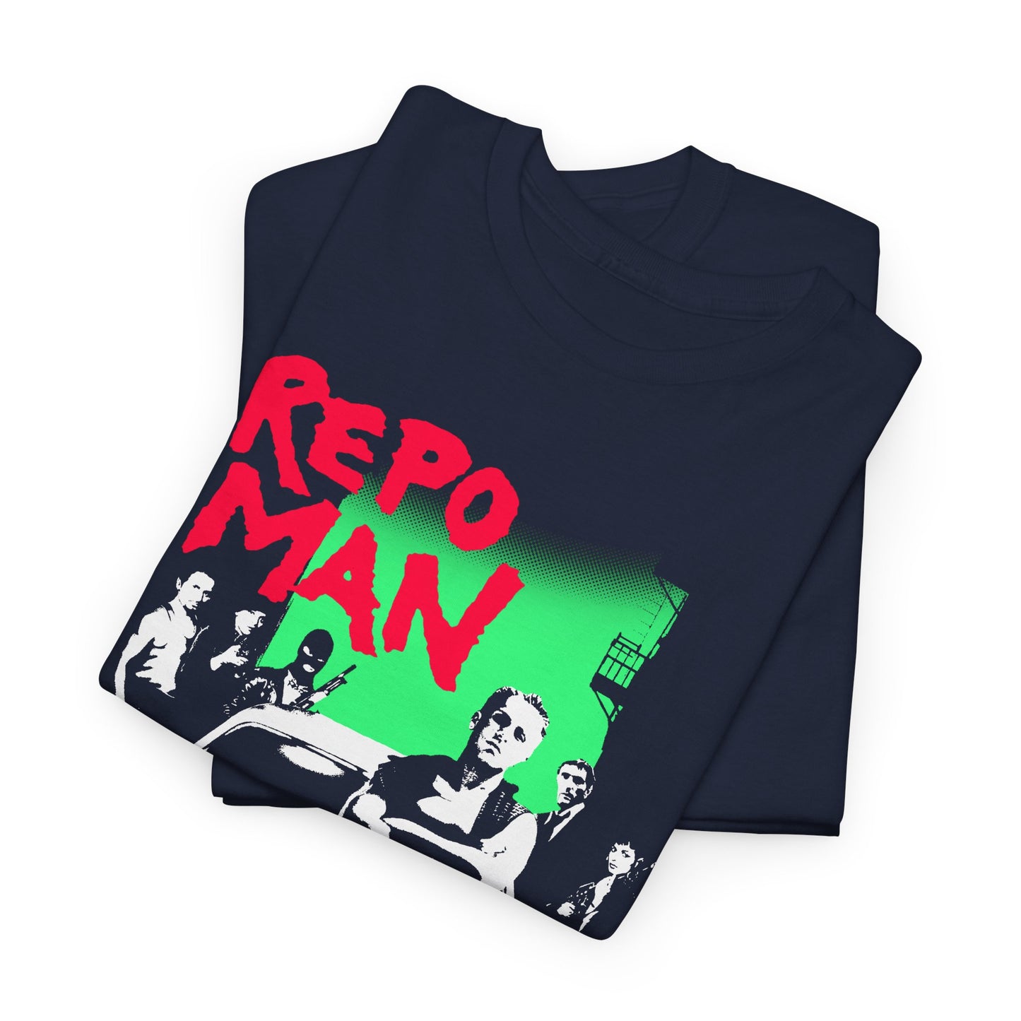 1984 repo man movie poster custom edit tshirt