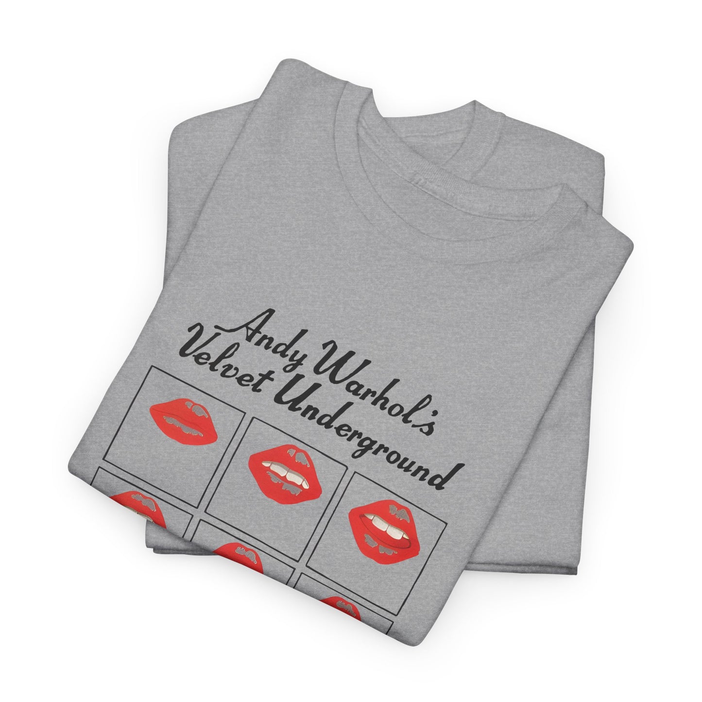 andy warhol's velvet underground featuring nico lips tshirt