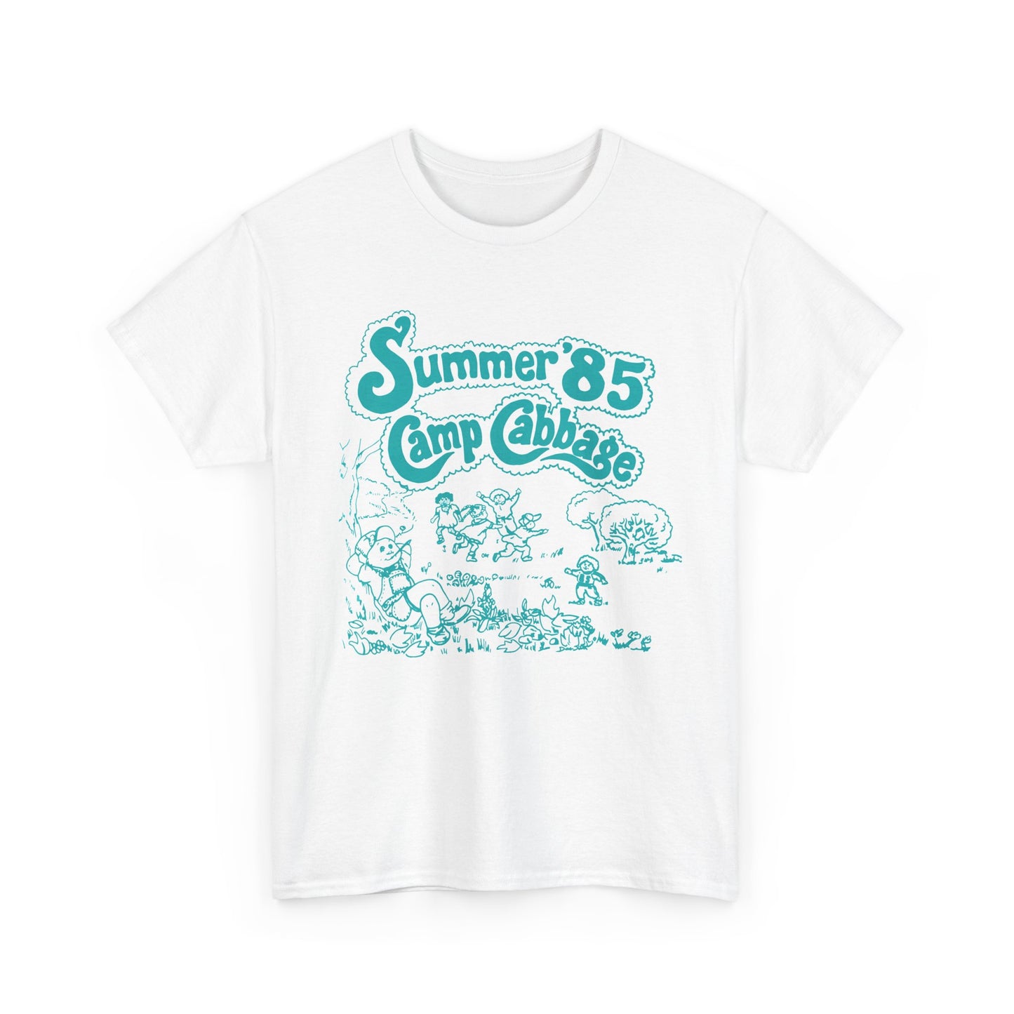 1985 vintage camp cabbage hobby city anaheim reproduction tshirt