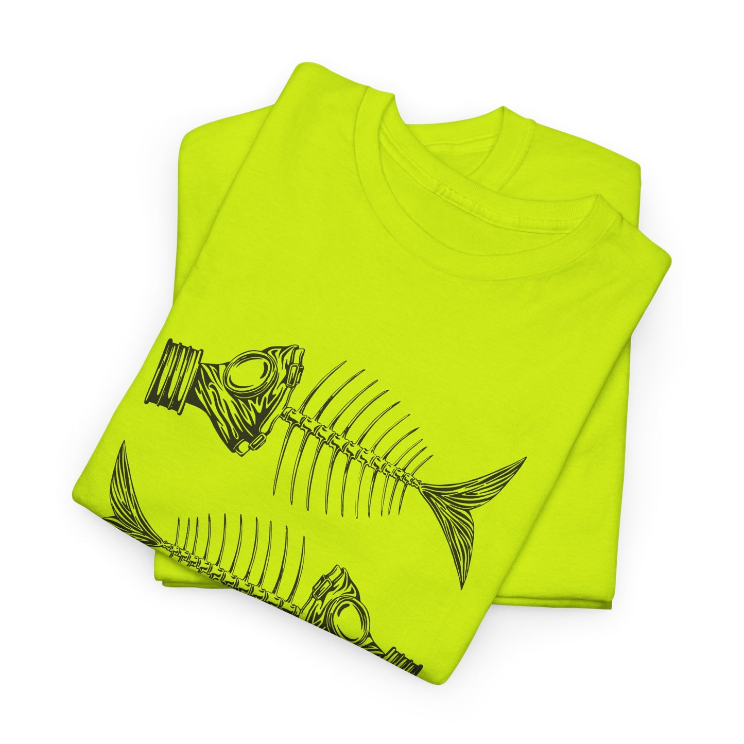jacek rupinski polish skeletal fish with gas masks tshirt