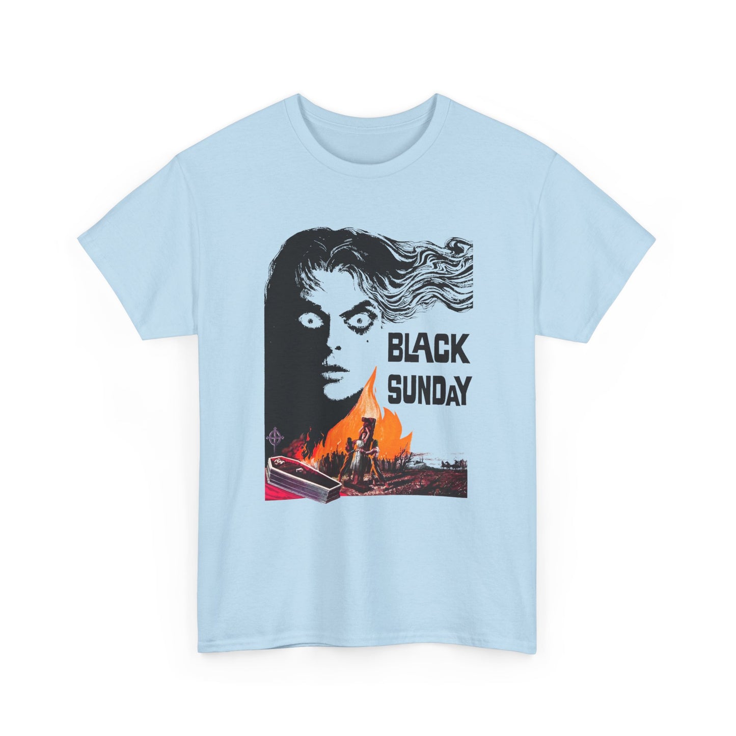 1960 black sunday movie poster 1 custom edit tshirt