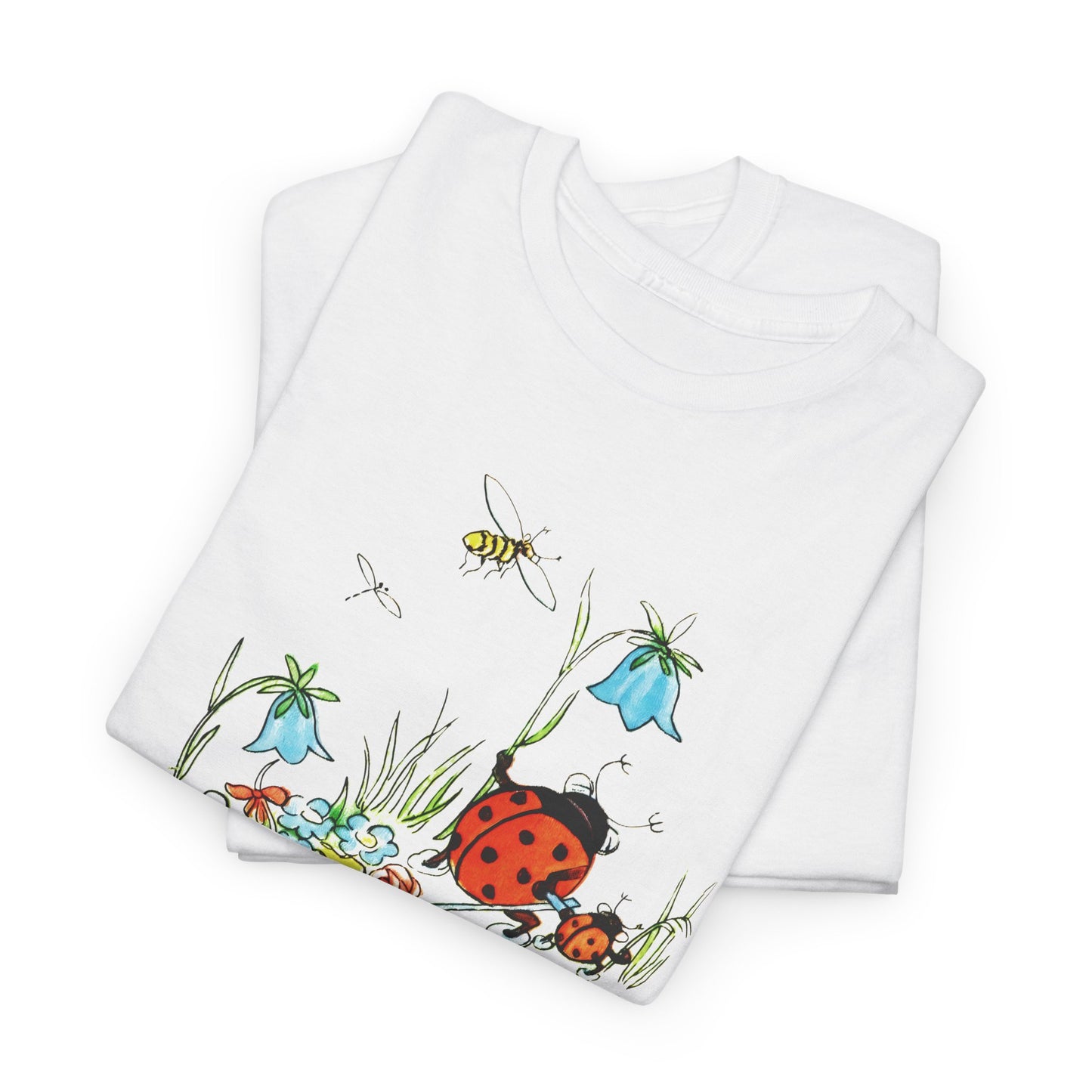 vintage postcard mouse and lady buggy reproduction tshirt