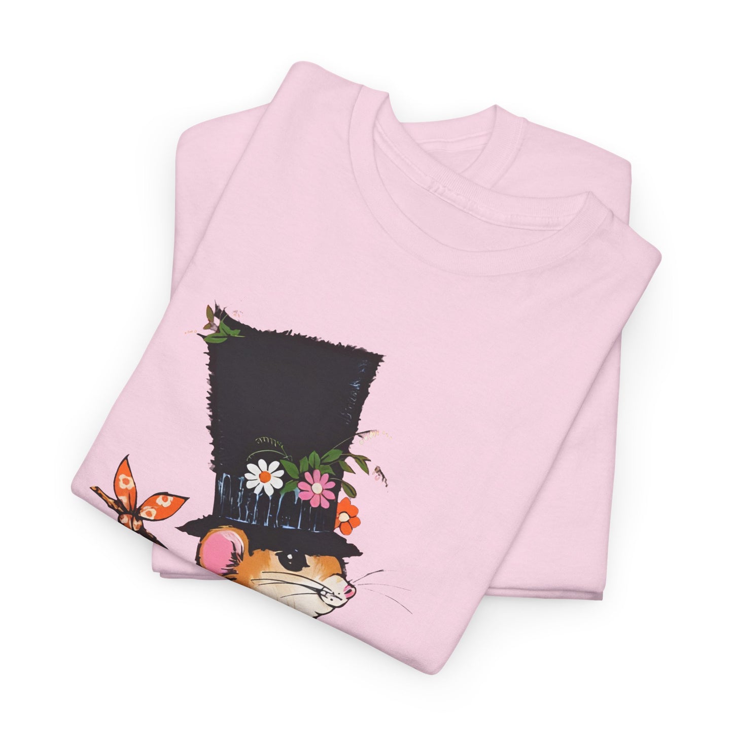 1970s vintage graphic novelty hobo mouse reproduction tshirt