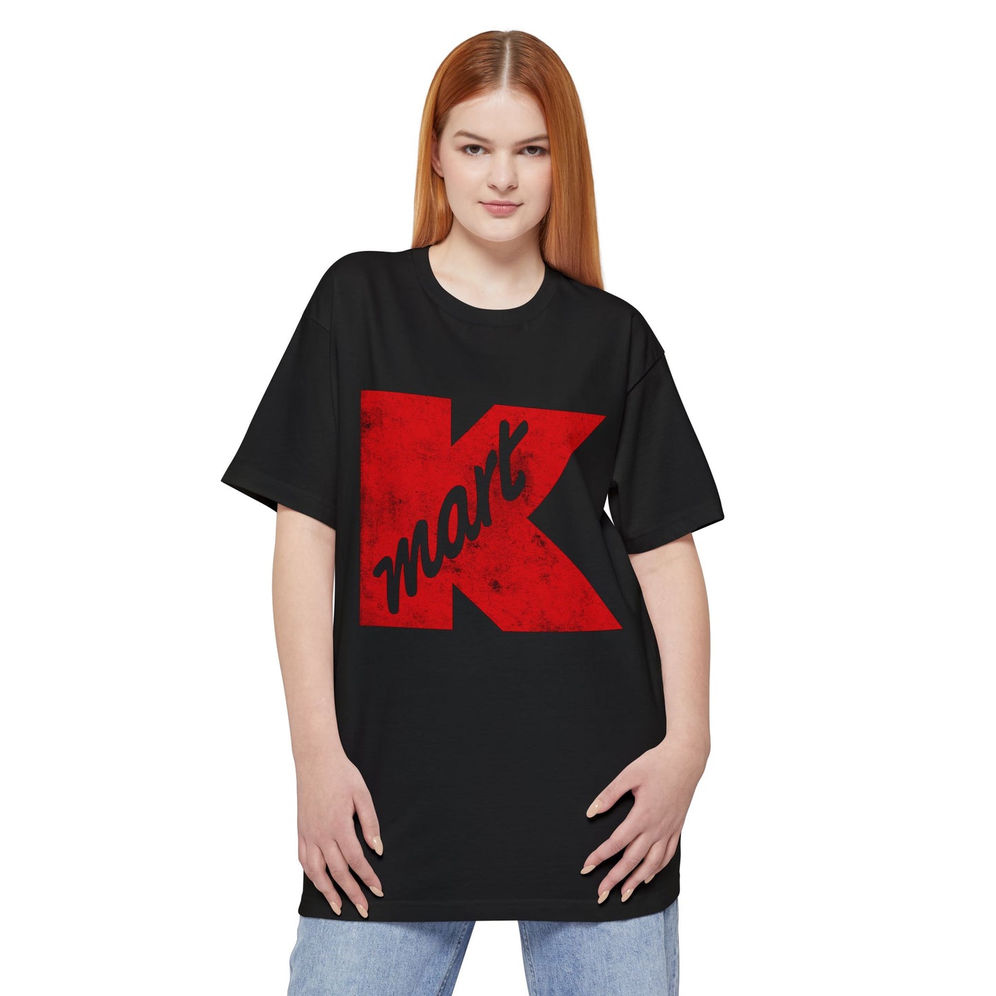 oversized distressed kmart vintage logo version 2 unisex tall beefy tshirt